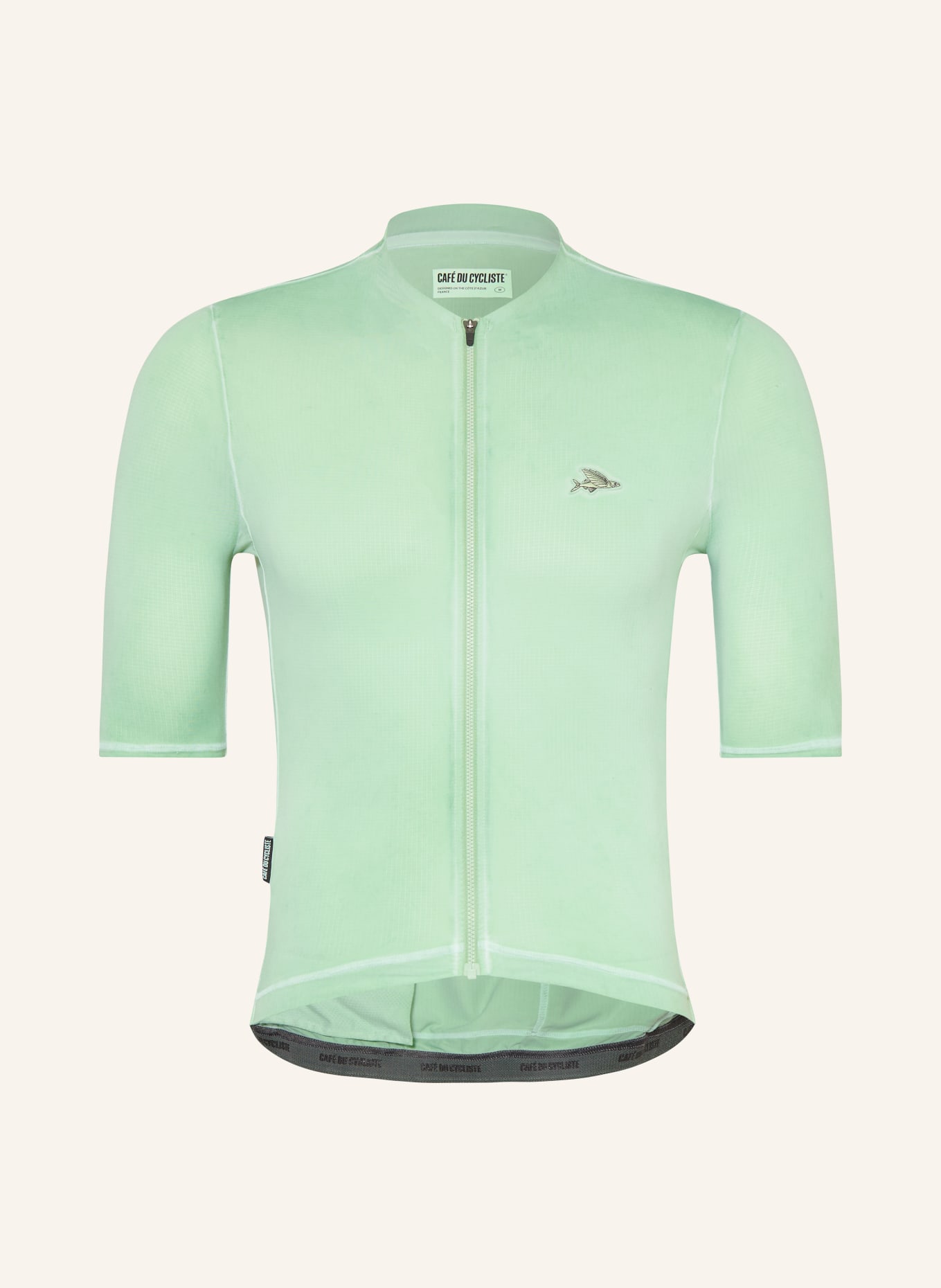 CAFÉ DU CYCLISTE Tricou de ciclism LAURETTE: VERDE DESCHIS