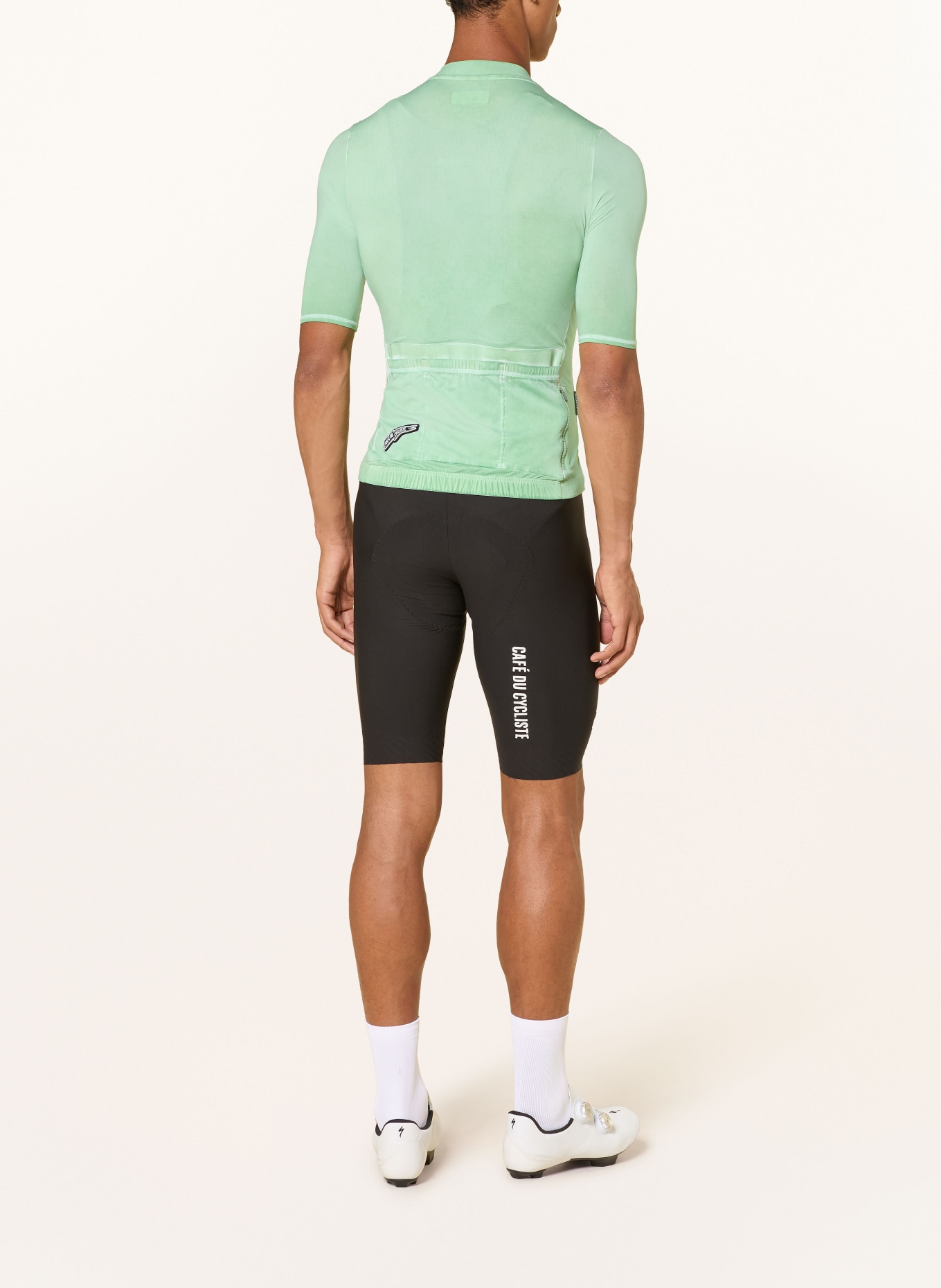CAFÉ DU CYCLISTE Tricou de ciclism LAURETTE: VERDE DESCHIS
