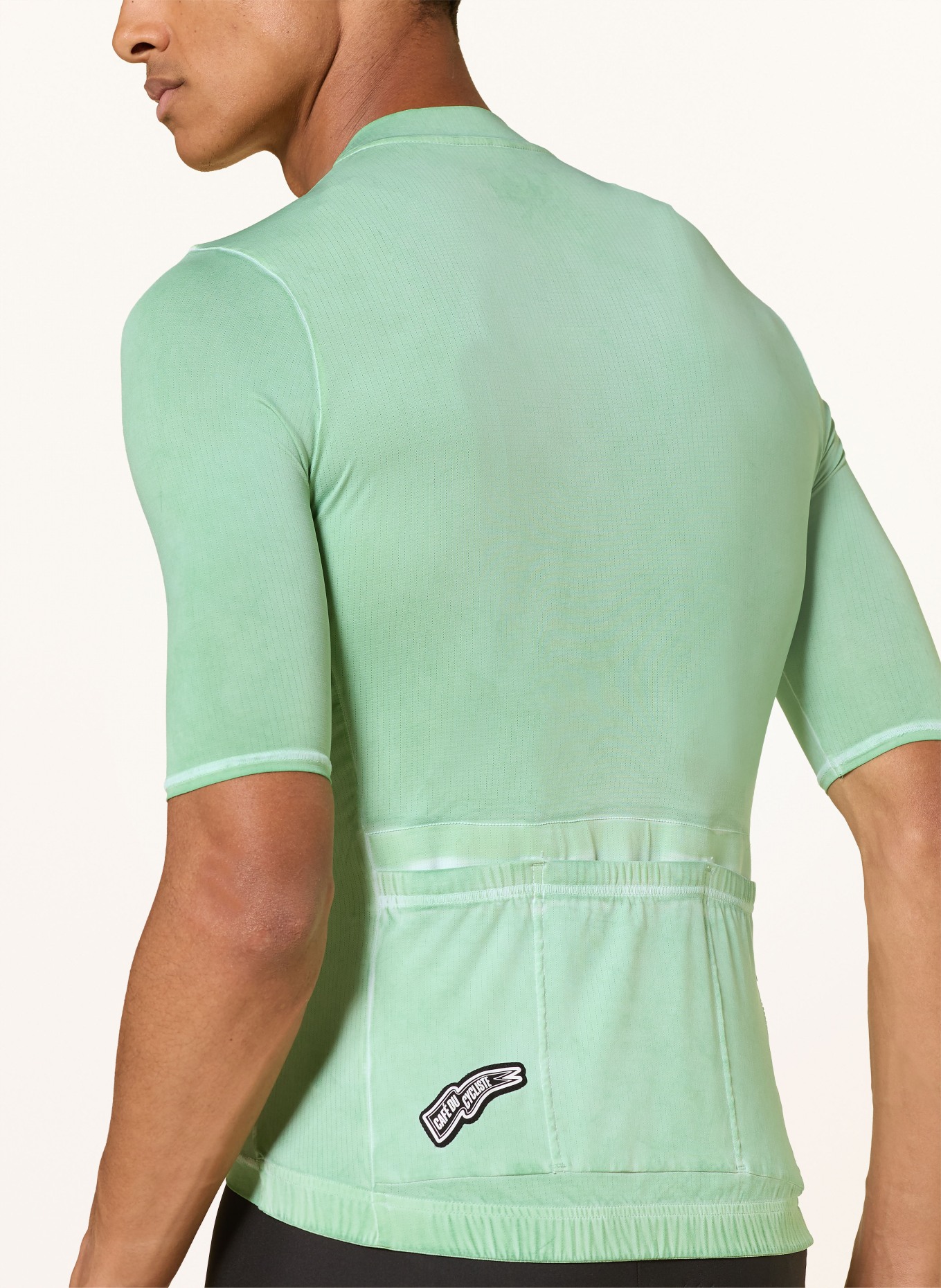 CAFÉ DU CYCLISTE Tricou de ciclism LAURETTE: VERDE DESCHIS