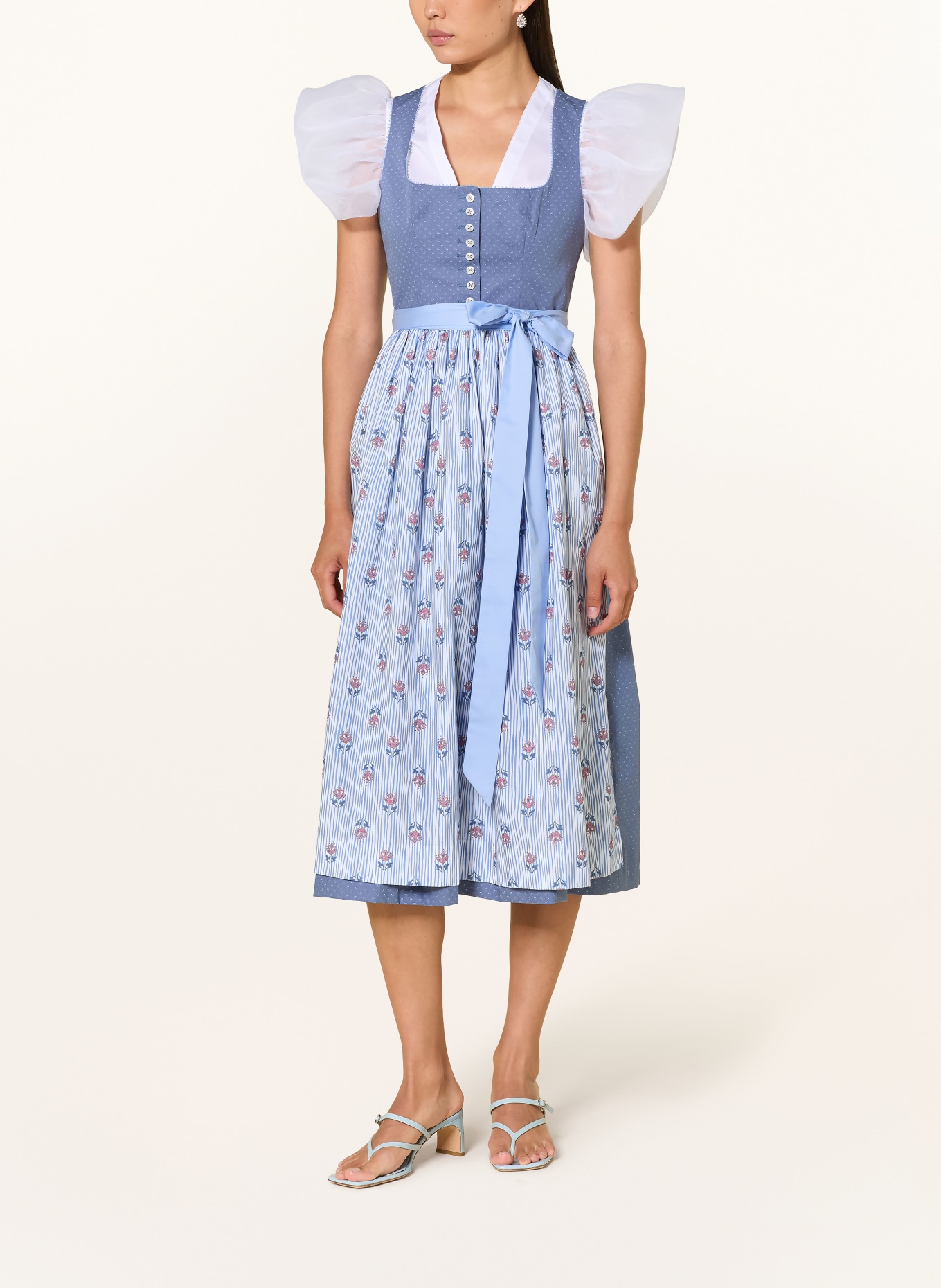 WALDORFF Blouse Dirndl: BLANC
