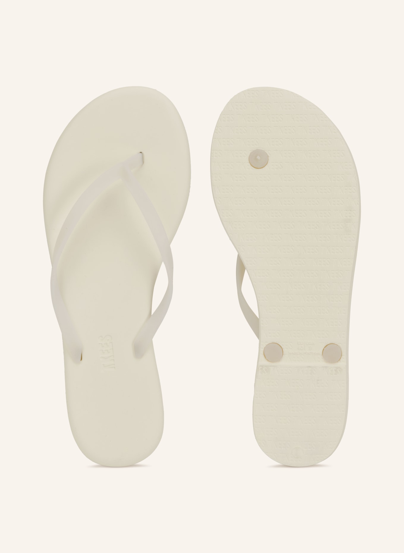 TKEES Flip-Flops AQUA: WEISS