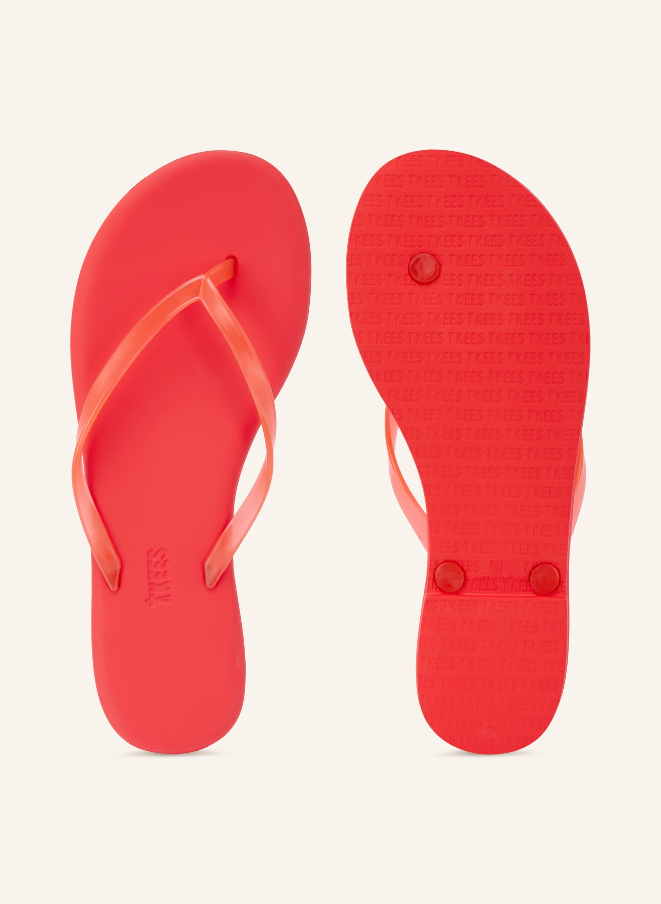 TKEES Flip-flops AQUA: RED