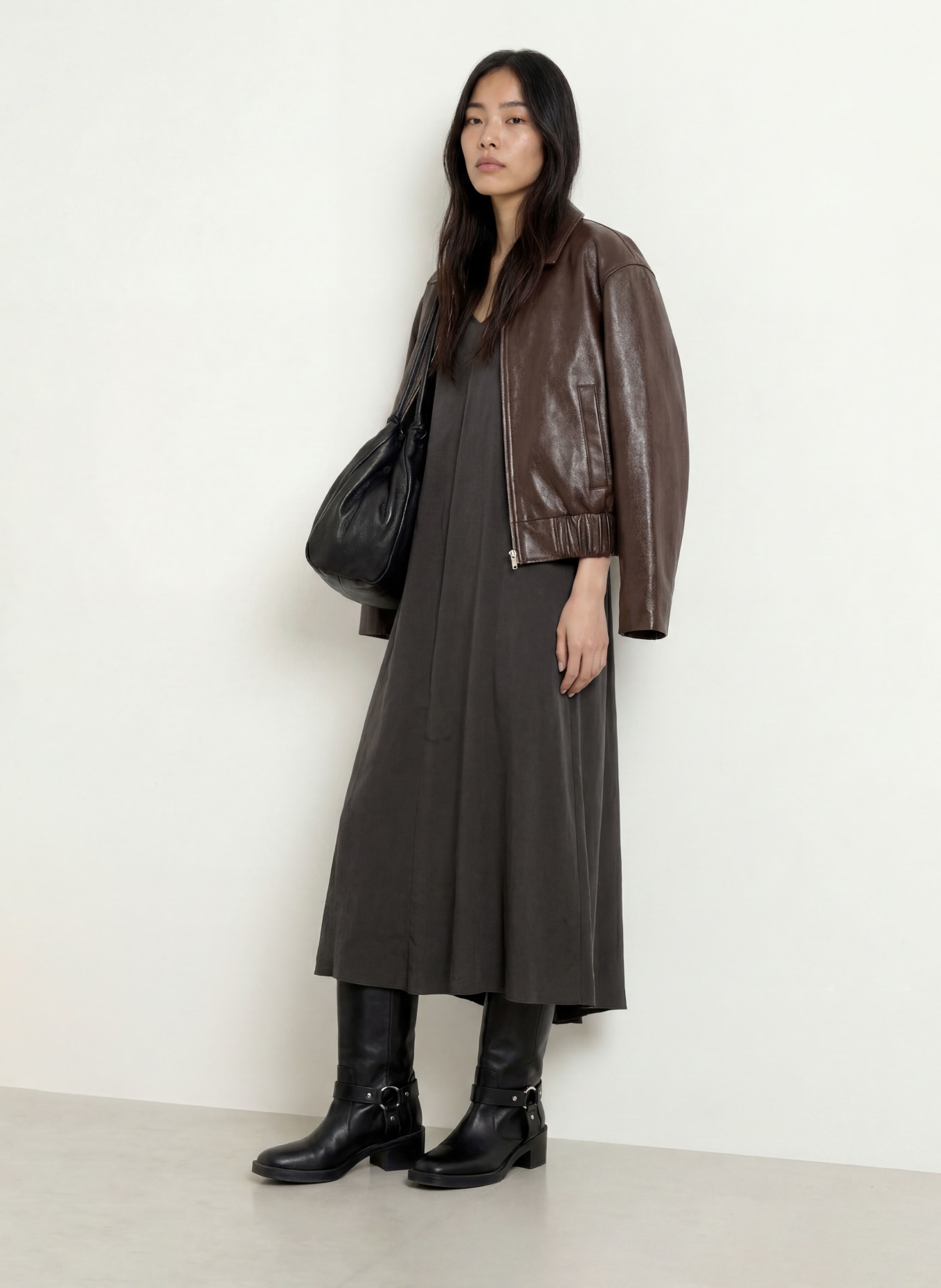 10DAYS Dress: BLACK