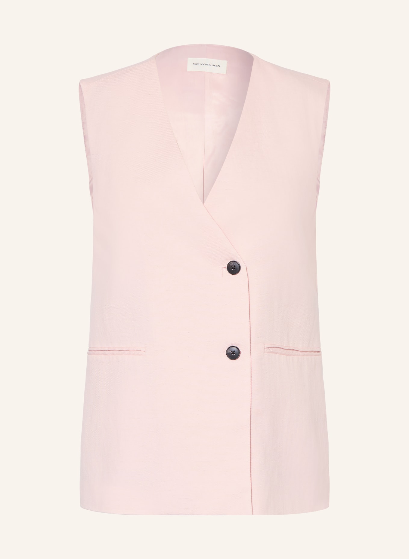 MSCH COPENHAGEN Blazer-väst MSCHFRANCISKA: ROSÉ