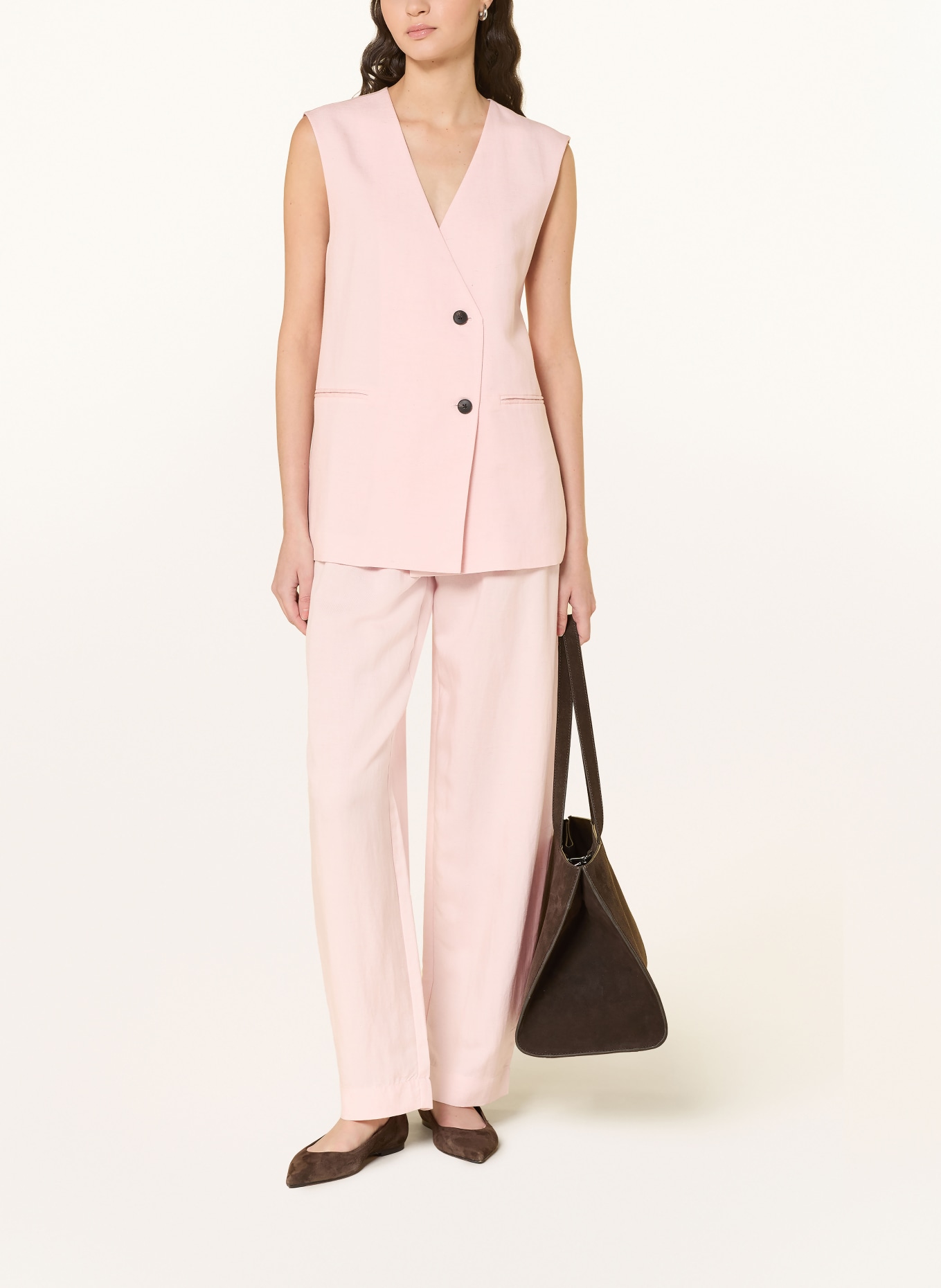 MSCH COPENHAGEN Blazer-väst MSCHFRANCISKA: ROSÉ