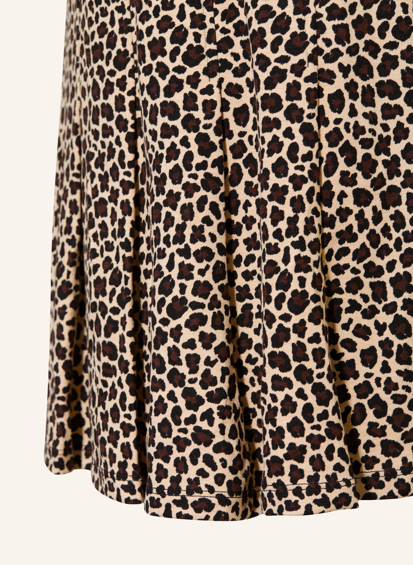 ONLY Faltenrock: DUNKELBRAUN / BEIGE / SCHWARZ