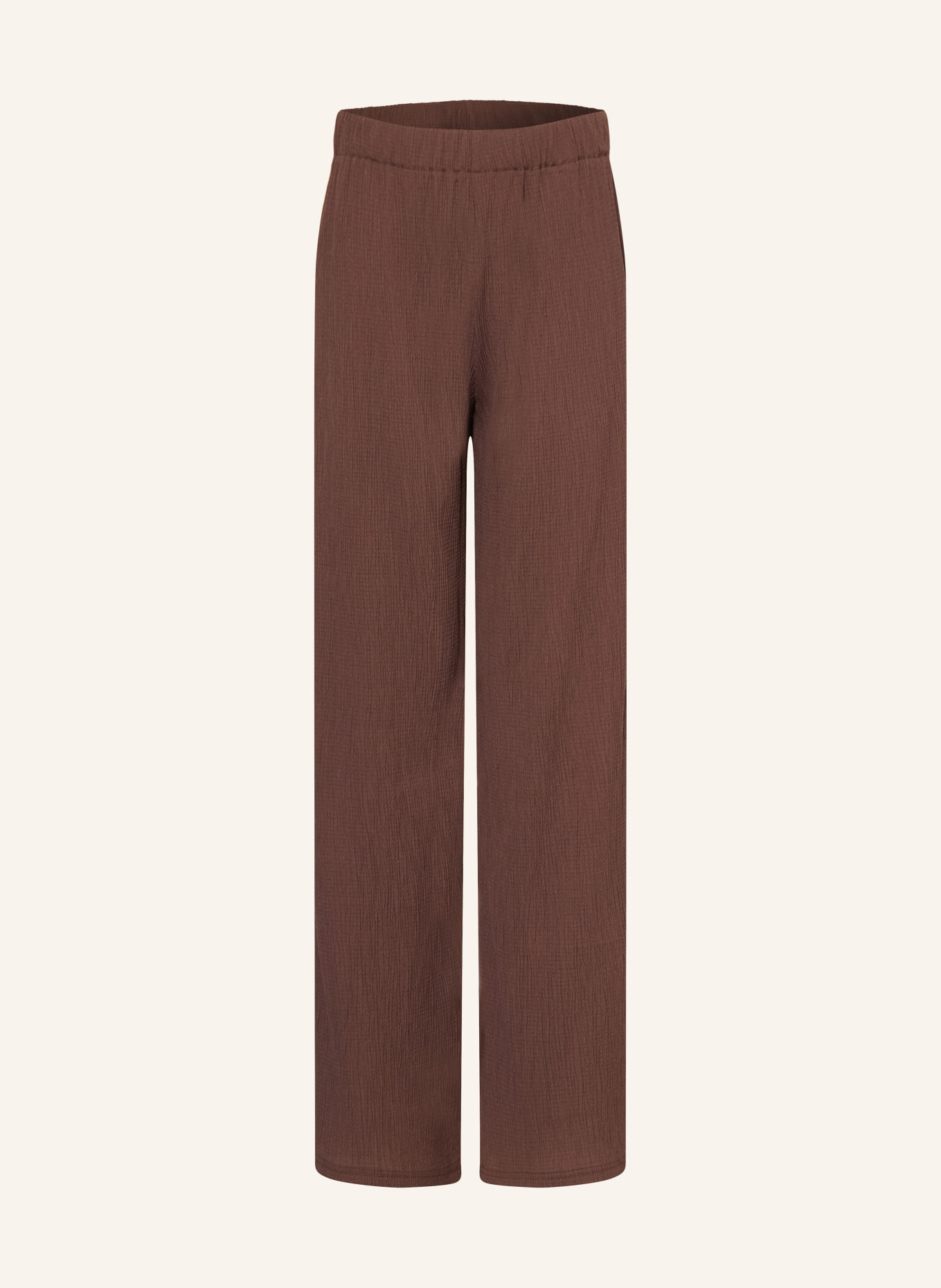 ONLY Pantalon palazzo: MARRON FONCÉ
