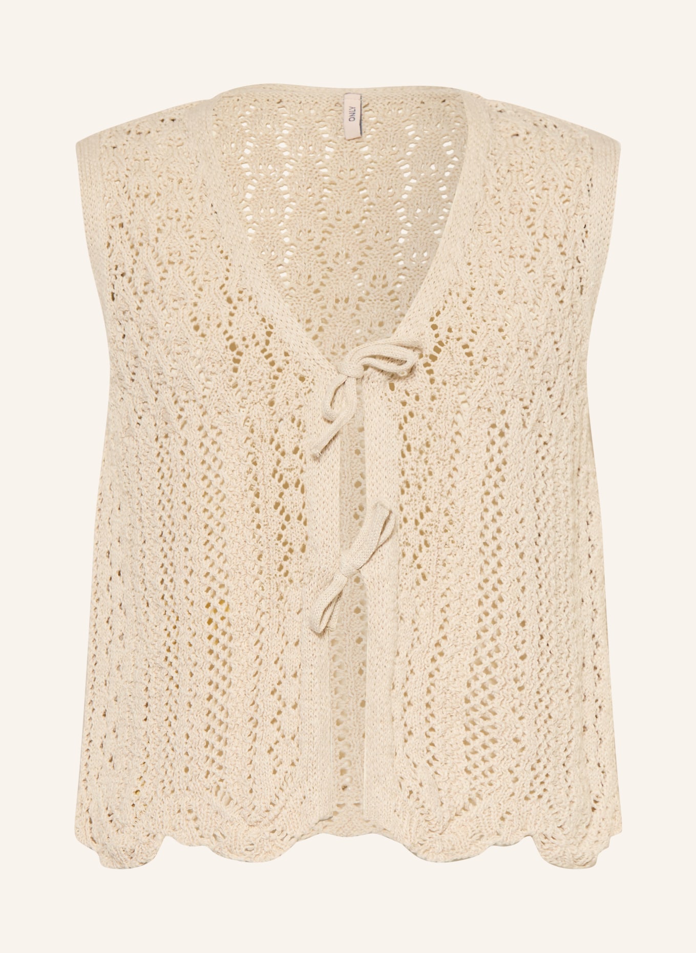 ONLY Strickweste: BEIGE