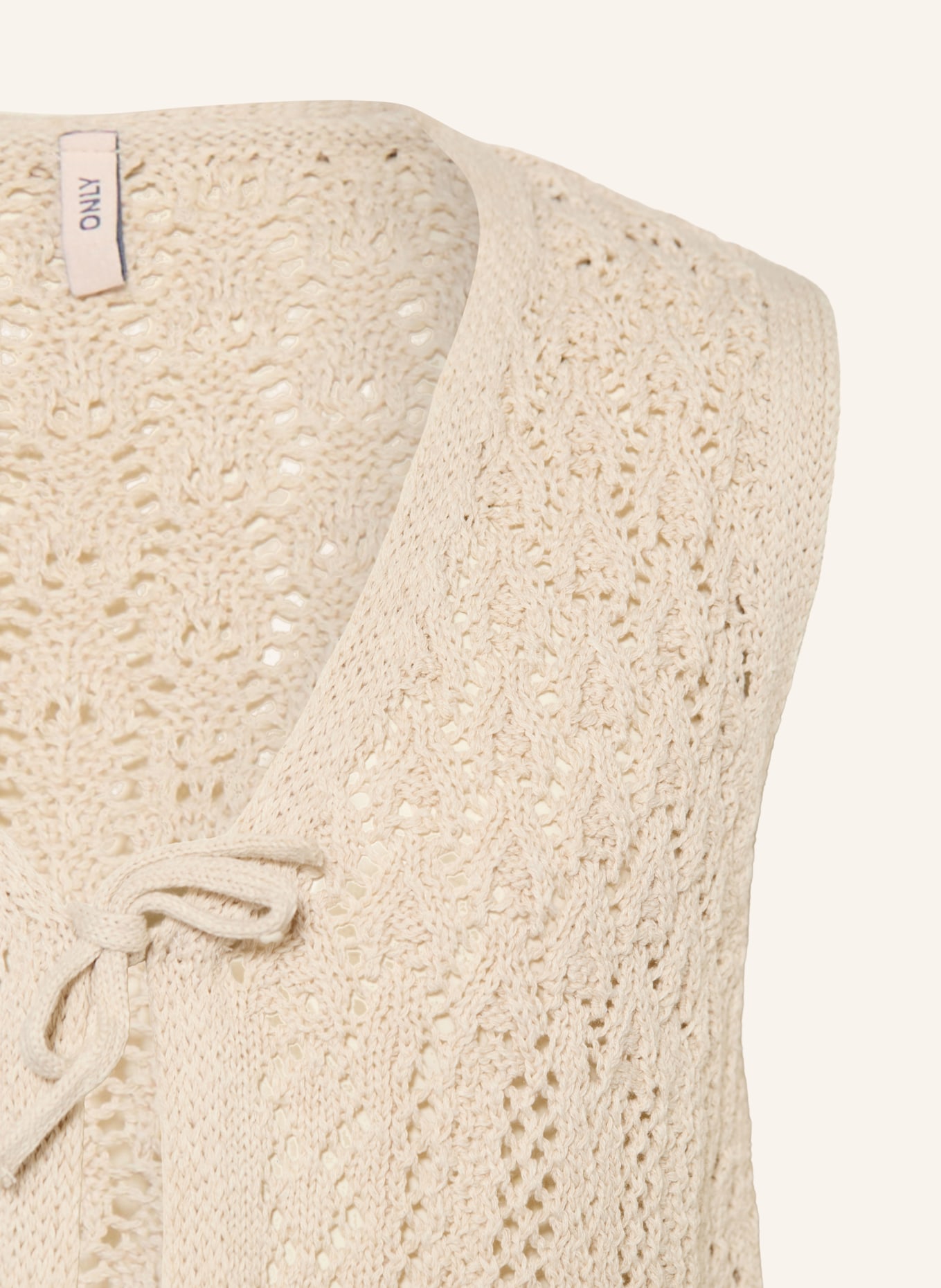 ONLY Strickweste: BEIGE