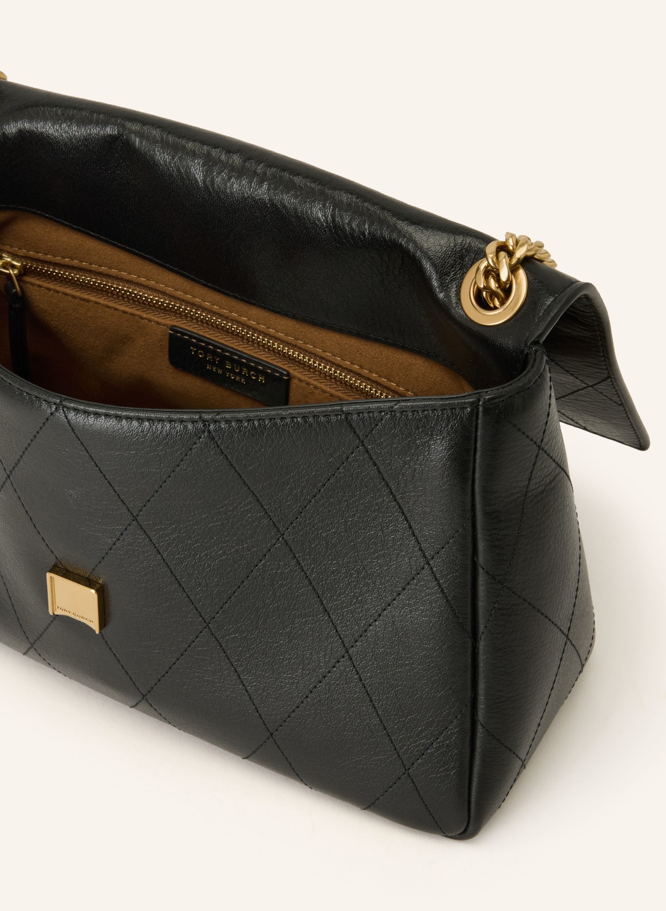 TORY BURCH Schoudertas CHARLIE: ZWART