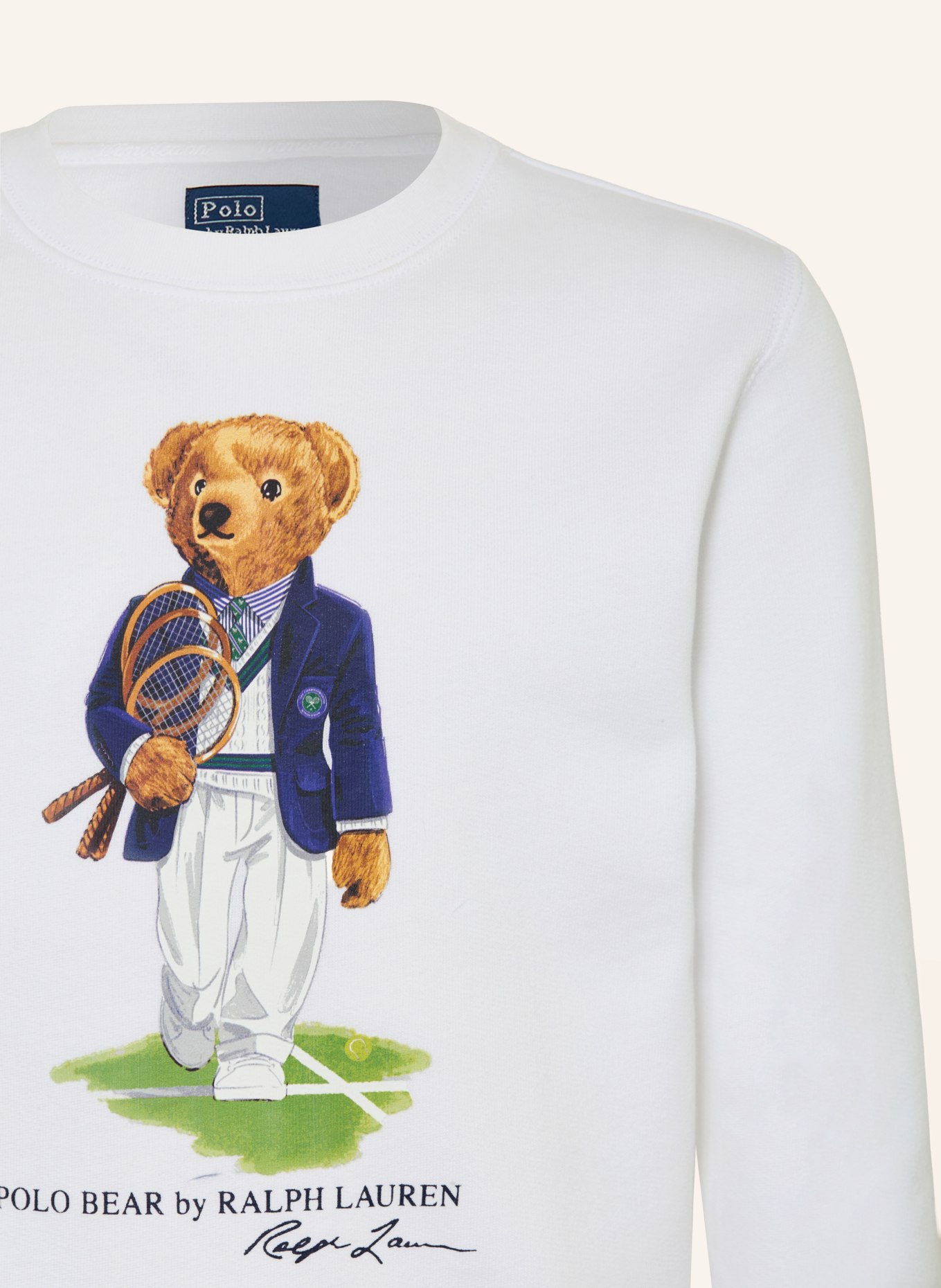 POLO RALPH LAUREN Sweat-shirt: BLANC