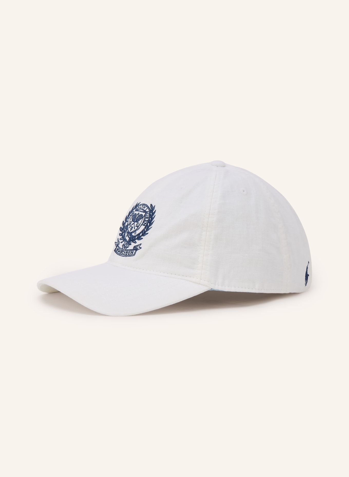 POLO RALPH LAUREN Linen cap: WHITE
