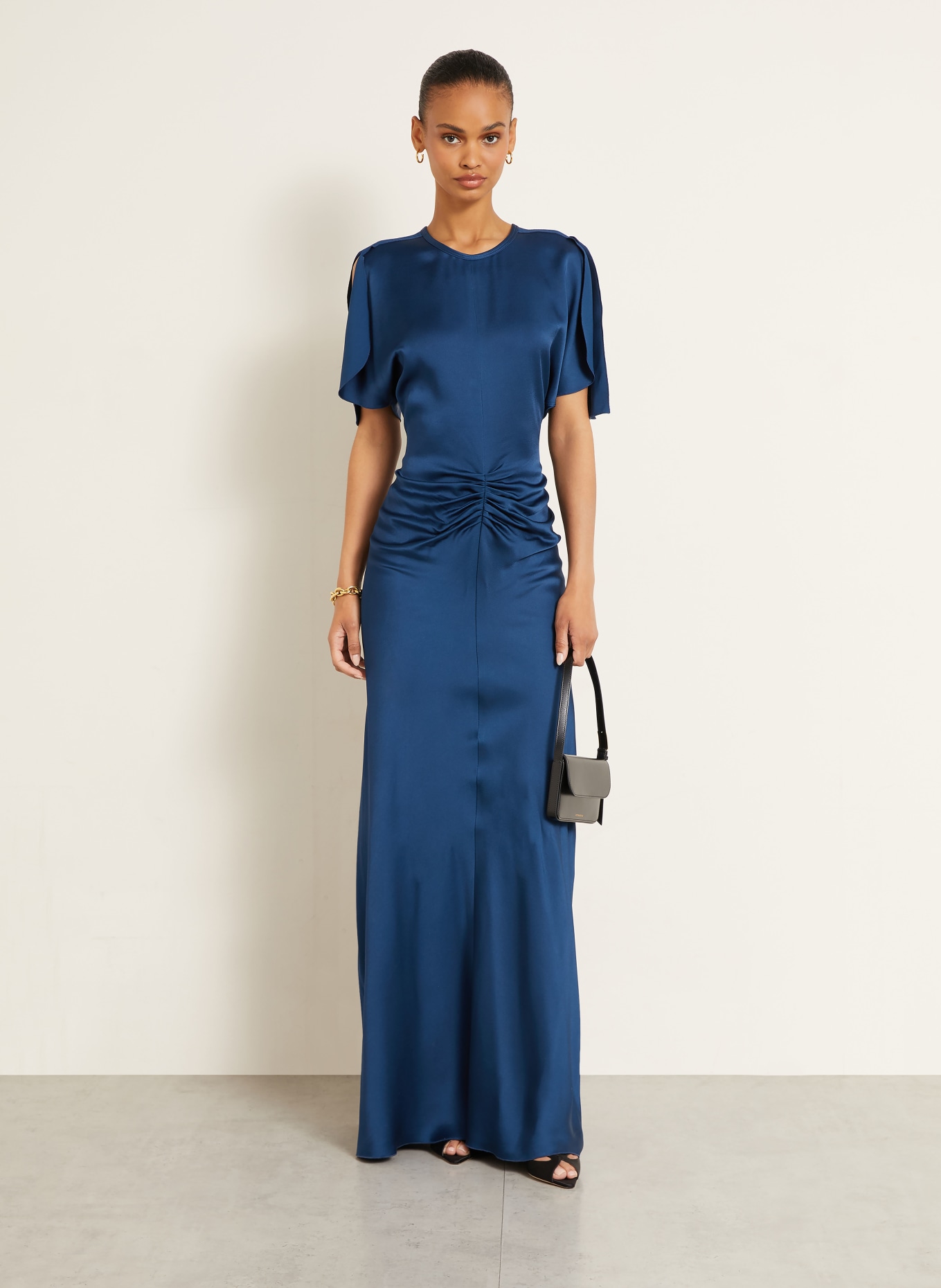 VICTORIA BECKHAM evening gown: BLUE