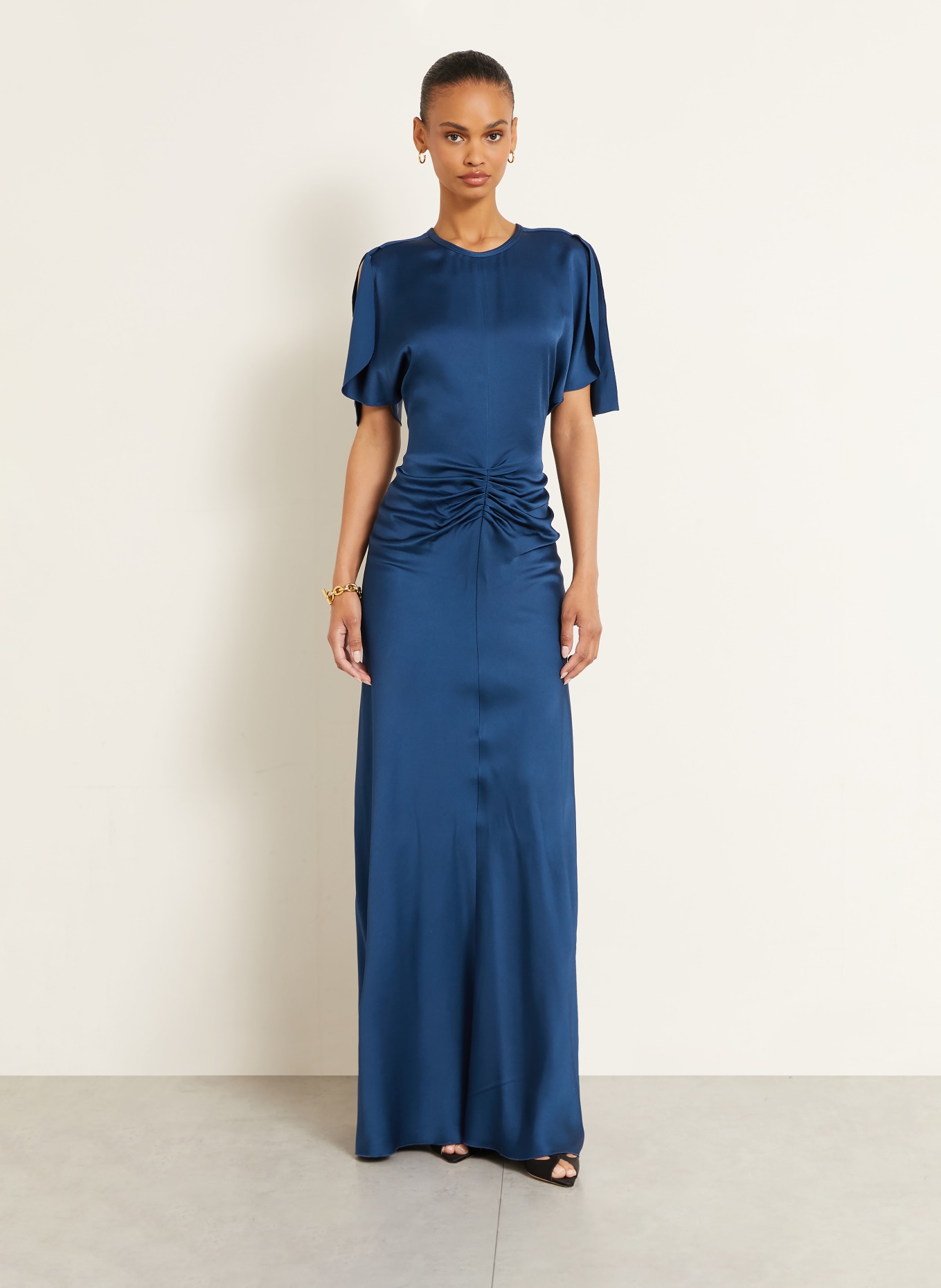 VICTORIA BECKHAM evening gown: BLUE