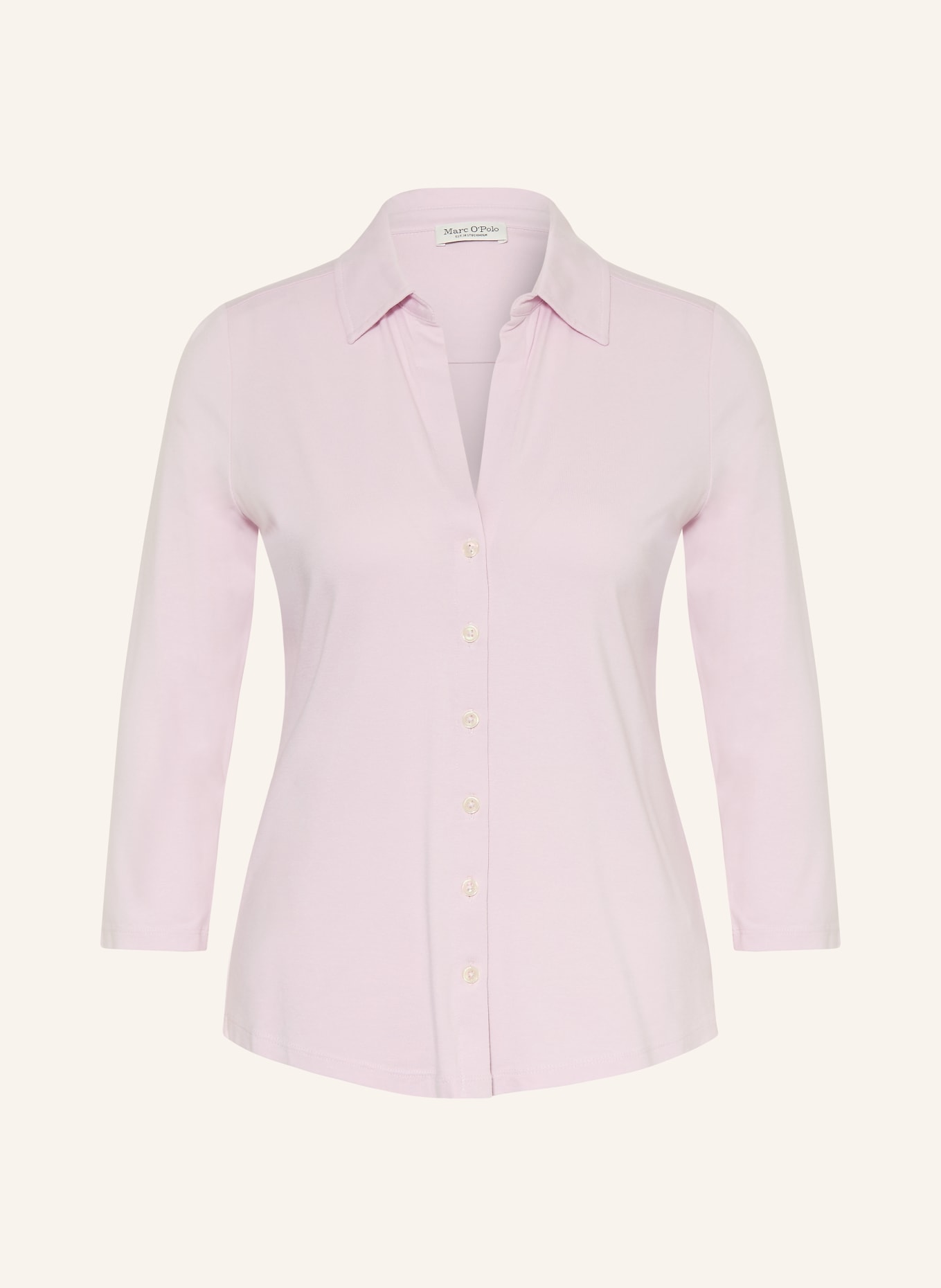 Marc O'Polo Jerseybluse mit 3/4-Arm: ROSÉ