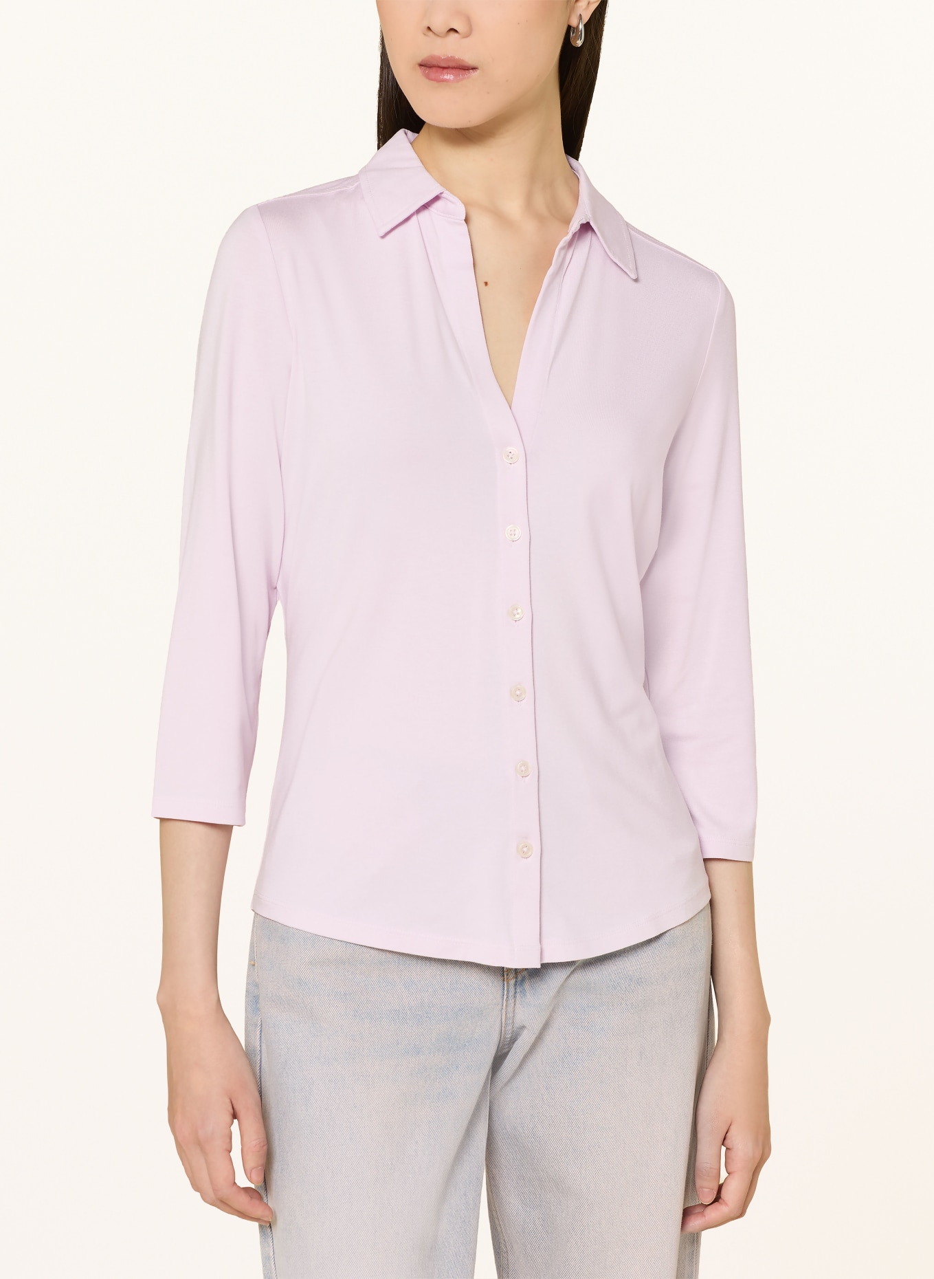 Marc O'Polo Jerseybluse mit 3/4-Arm: ROSÉ