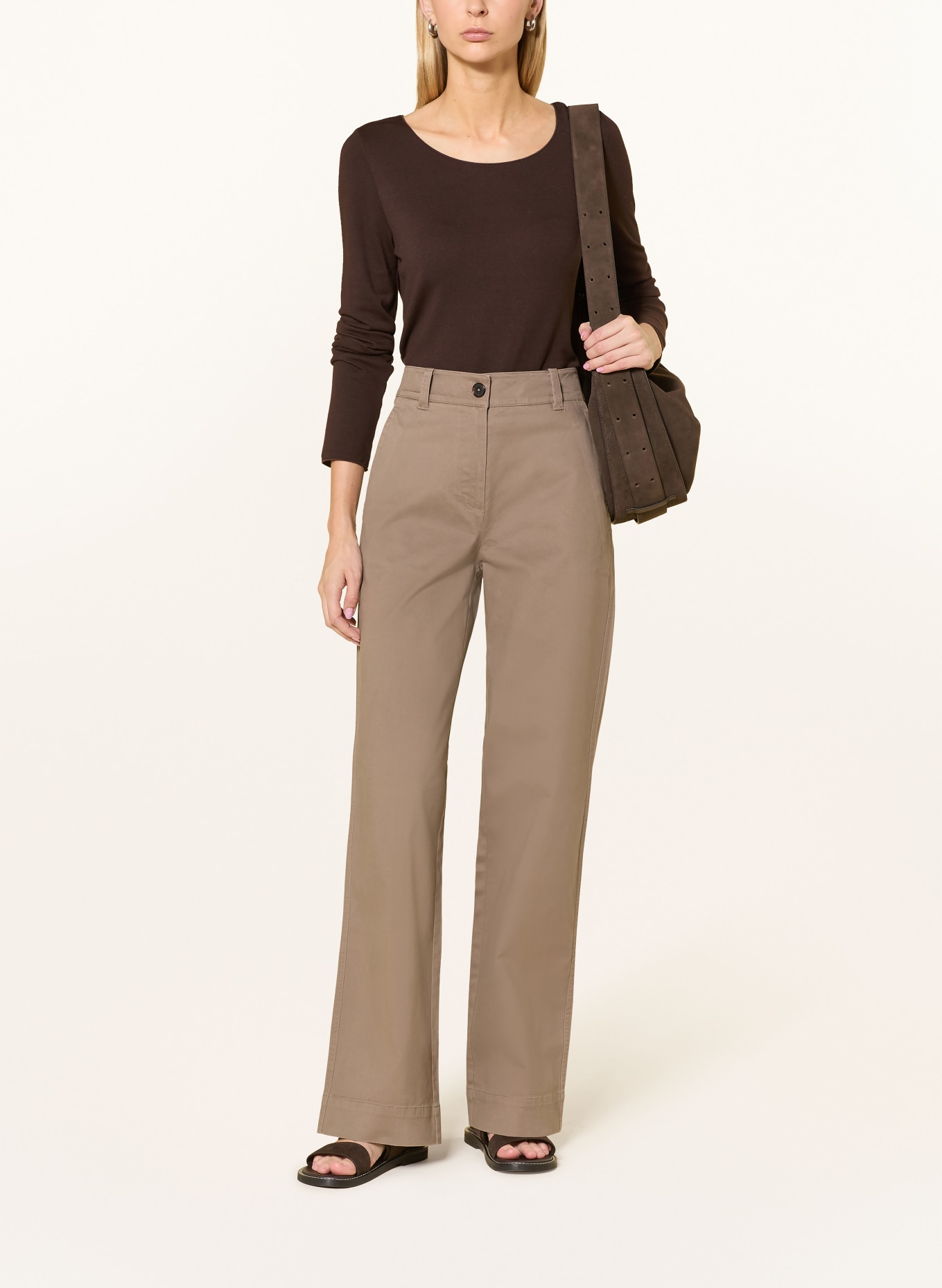 Marc O'Polo Marlenehose: TAUPE