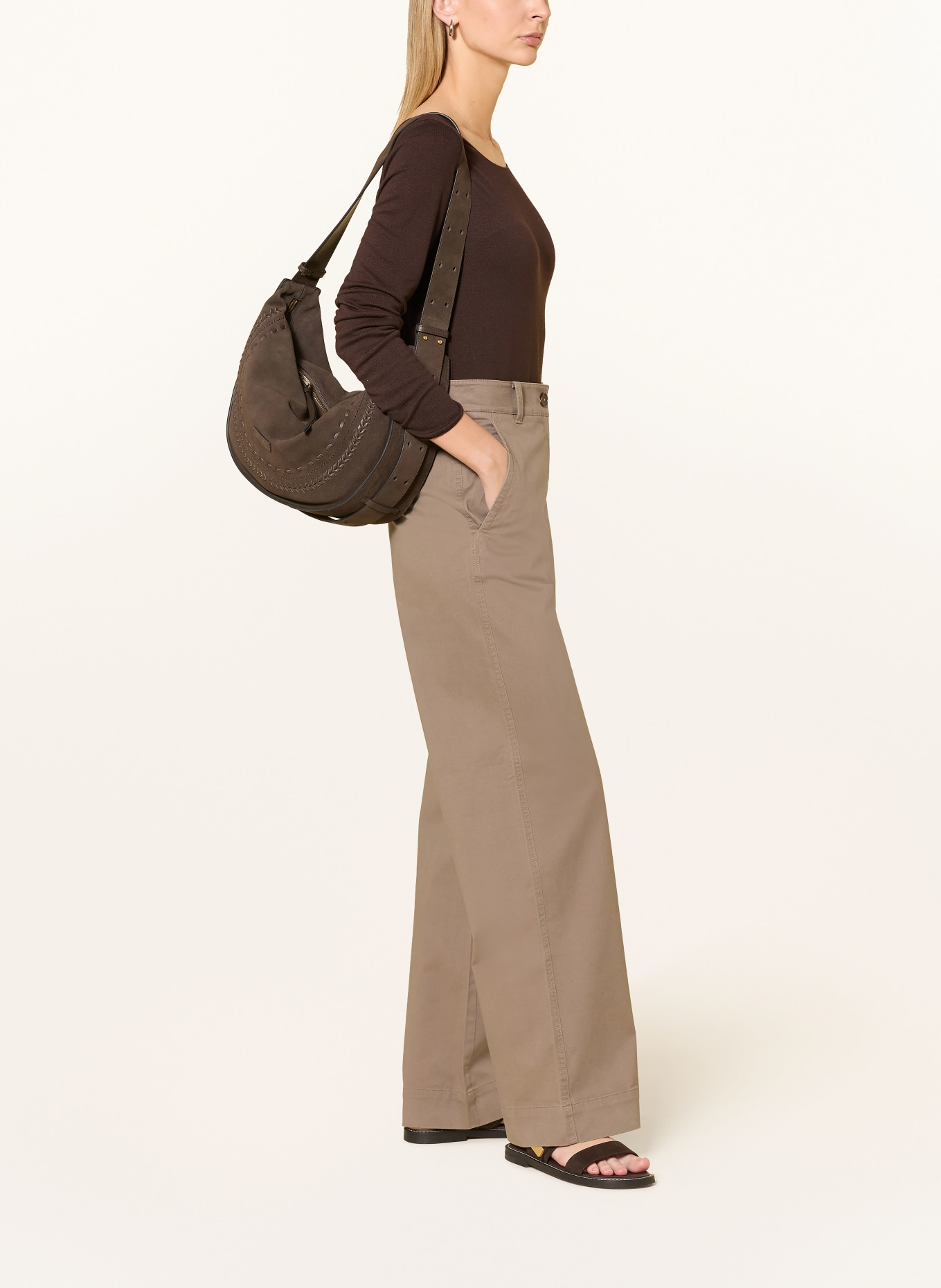 Marc O'Polo Marlenehose: TAUPE