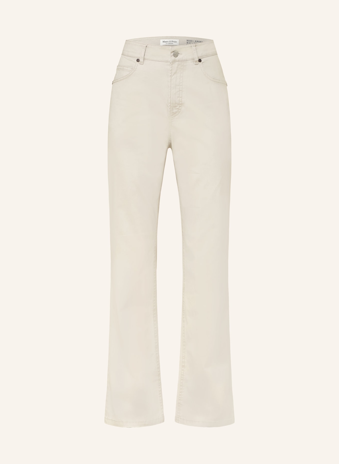 Marc O'Polo KIRUNA Bootcut trousers: CREAM