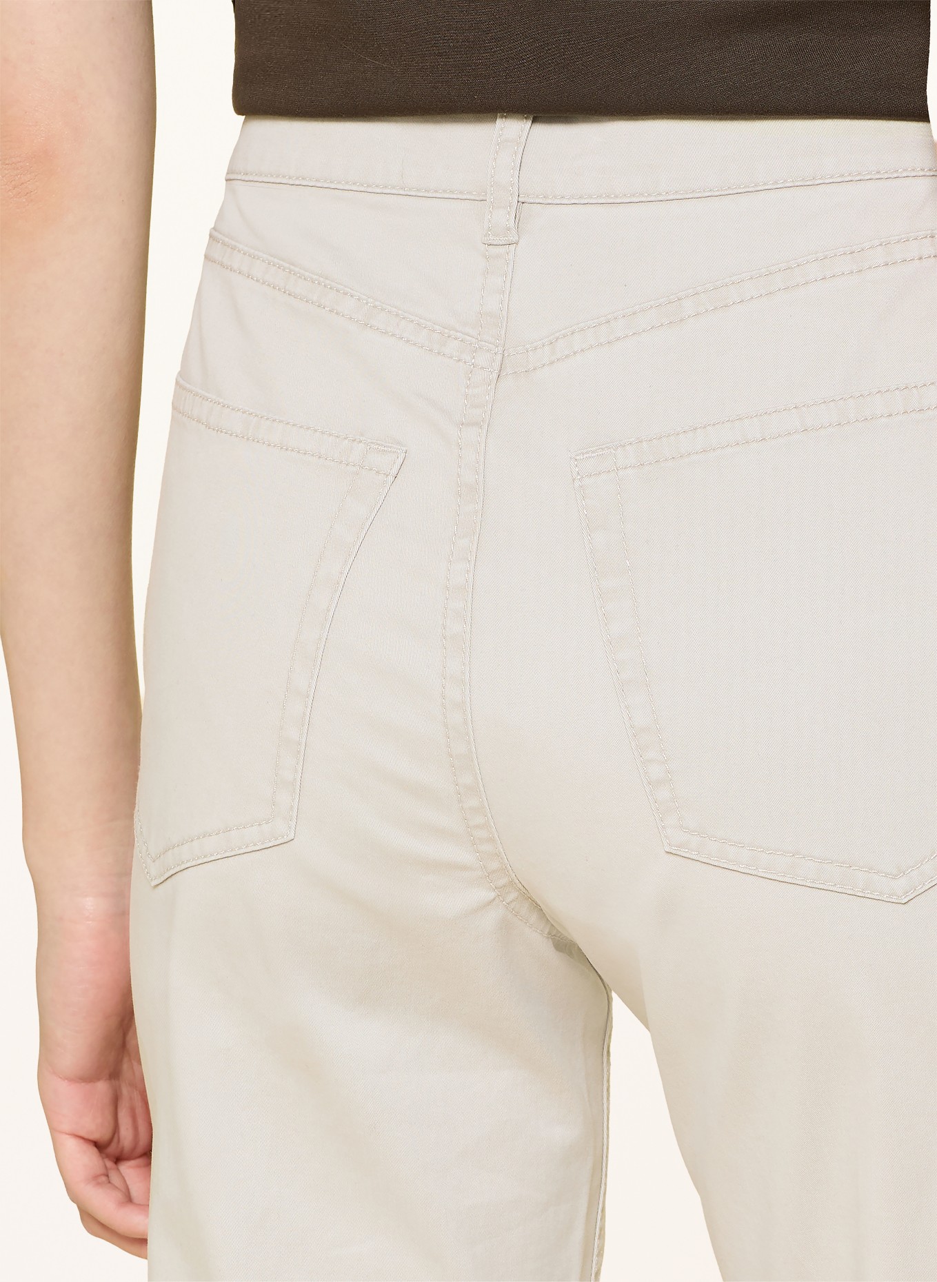 Marc O'Polo KIRUNA Bootcut trousers: CREAM