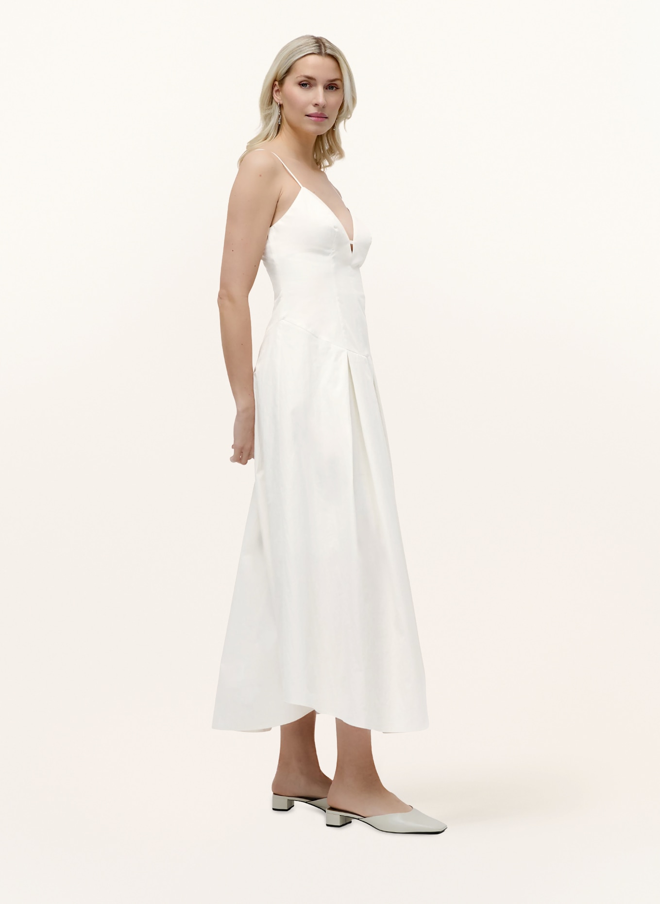 LeGer Studio JELLA dress with cut-out: ECRU