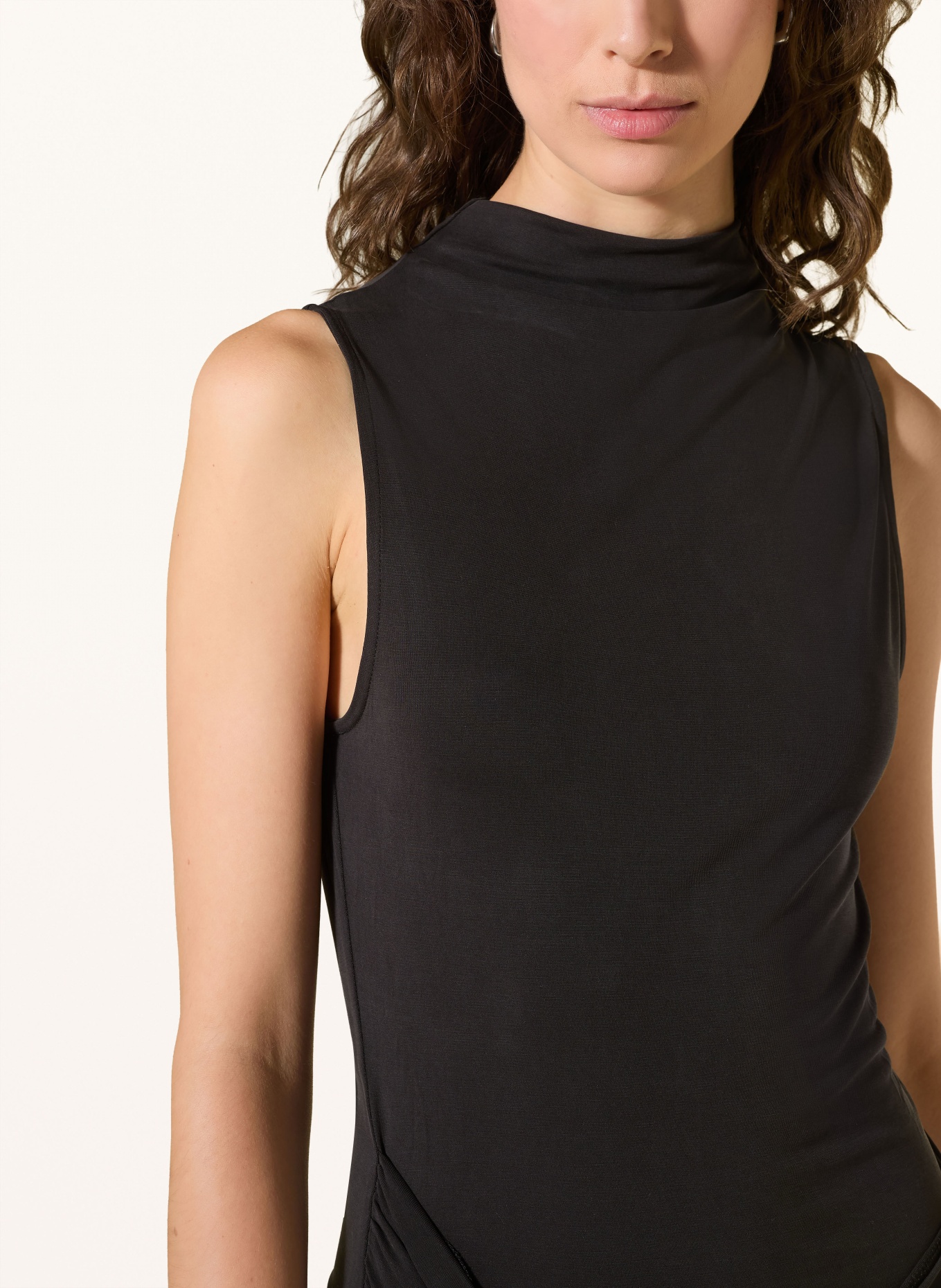LeGer Studio AGATHE Jersey Dress: BLACK