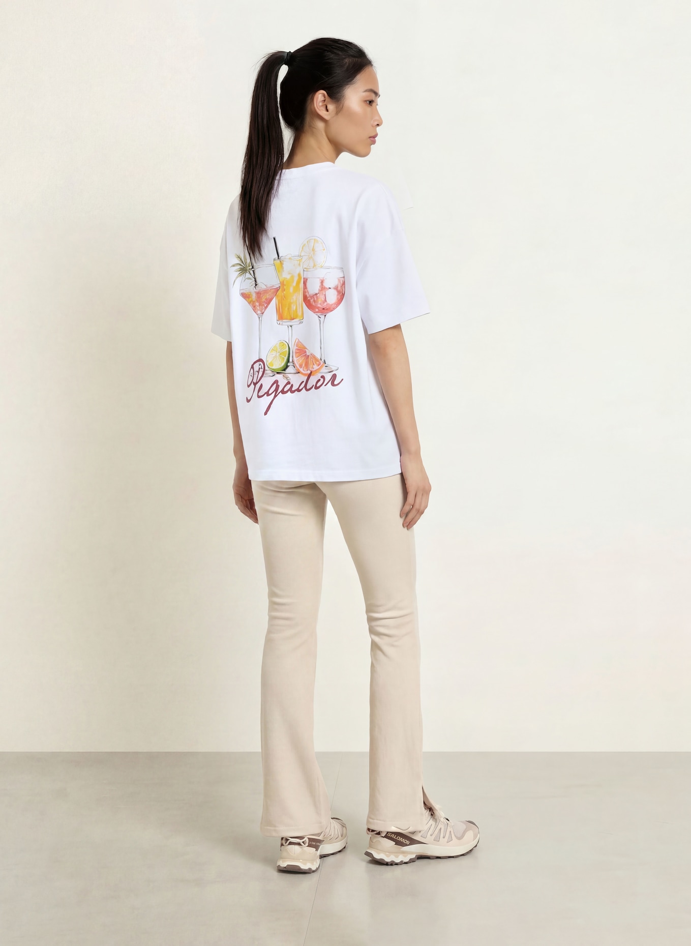 PEGADOR Oversized-Shirt LEFKARA: WEISS