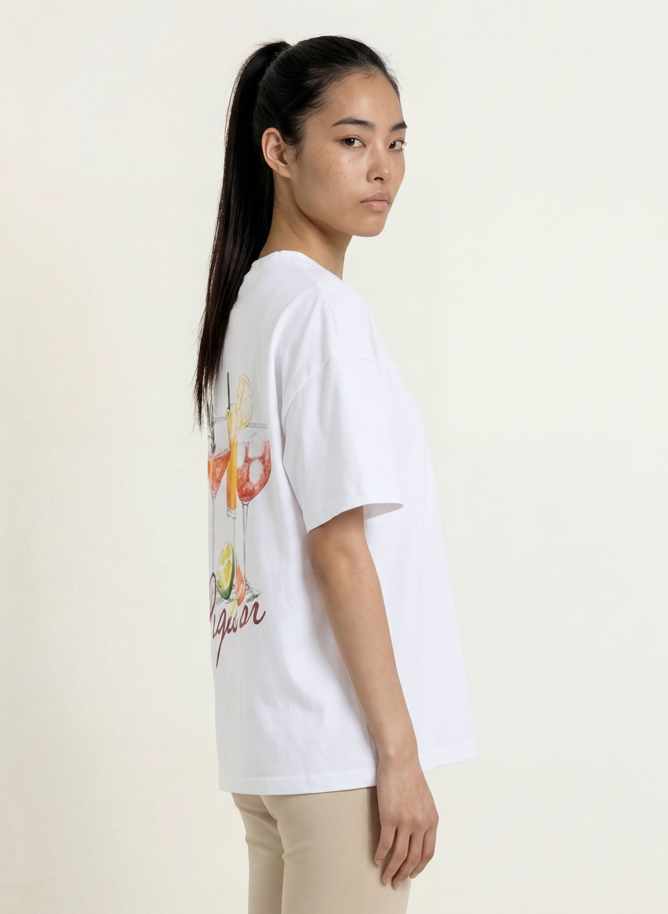 PEGADOR Oversized-Shirt LEFKARA: WEISS
