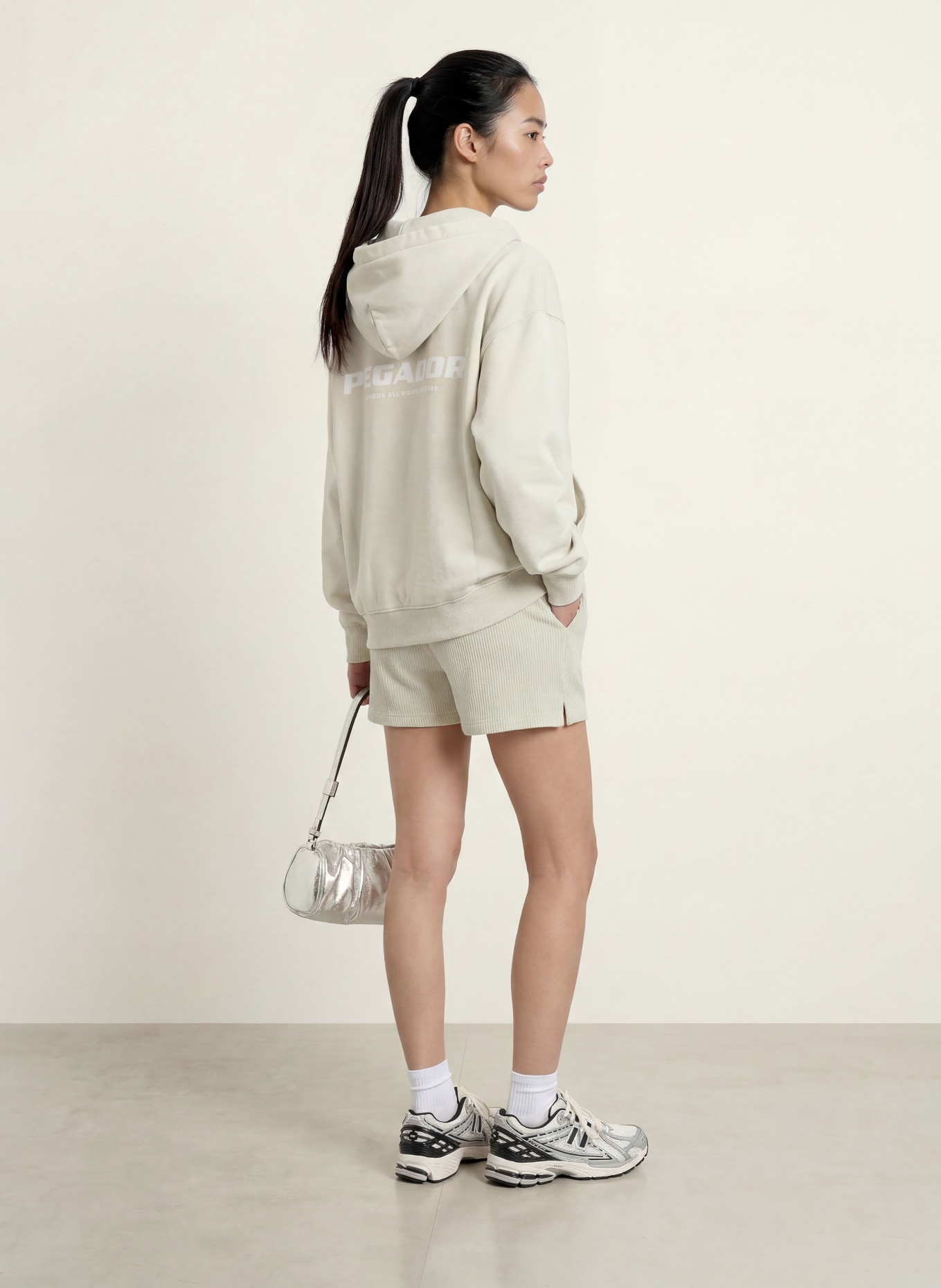 PEGADOR Sweatshorts LINARES LIGHT: HELLGRÜN