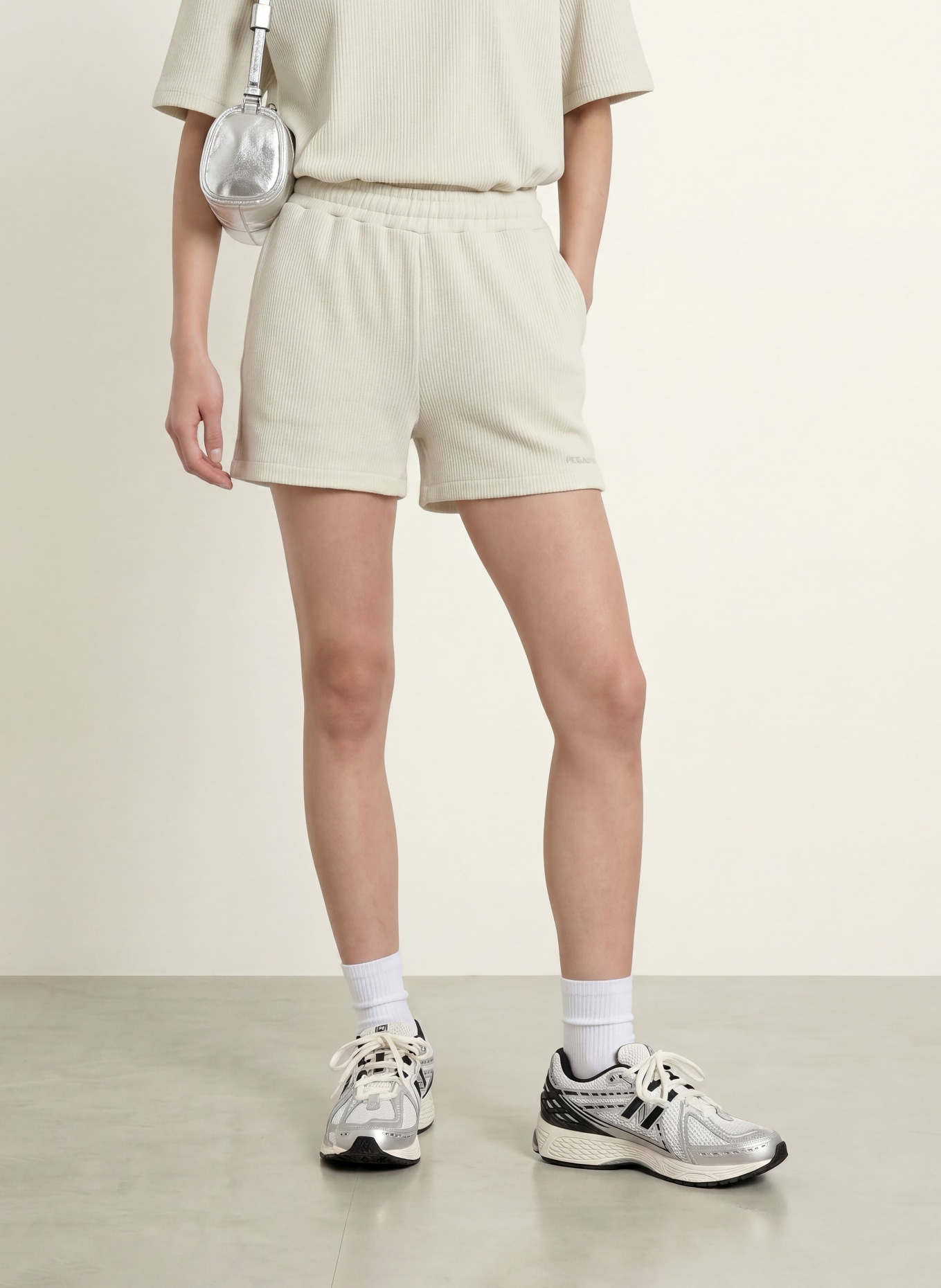 PEGADOR Sweatshorts LINARES LIGHT: HELLGRÜN