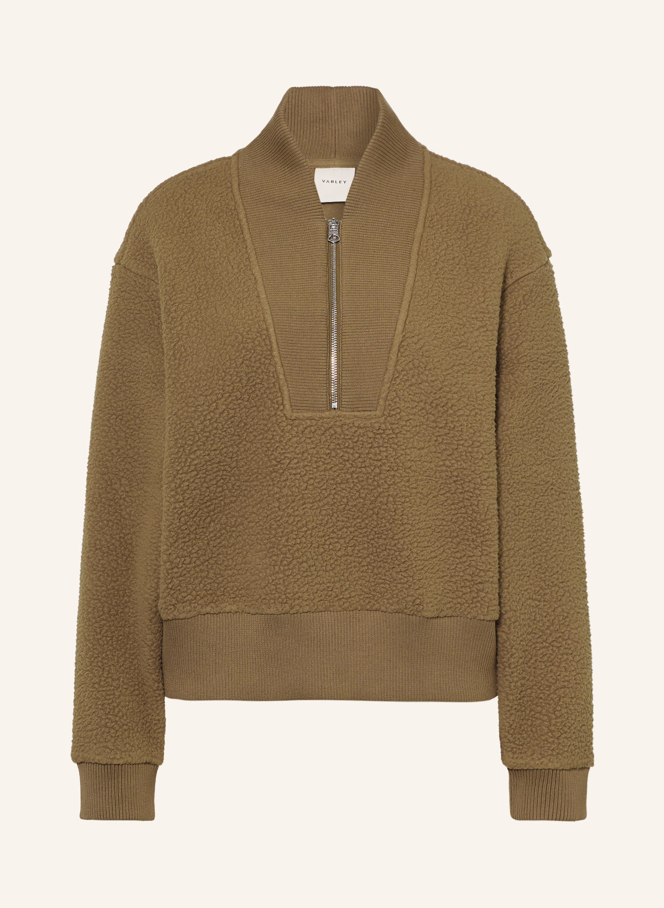 VARLEY MUMFORD fleece pullover: OLIVE
