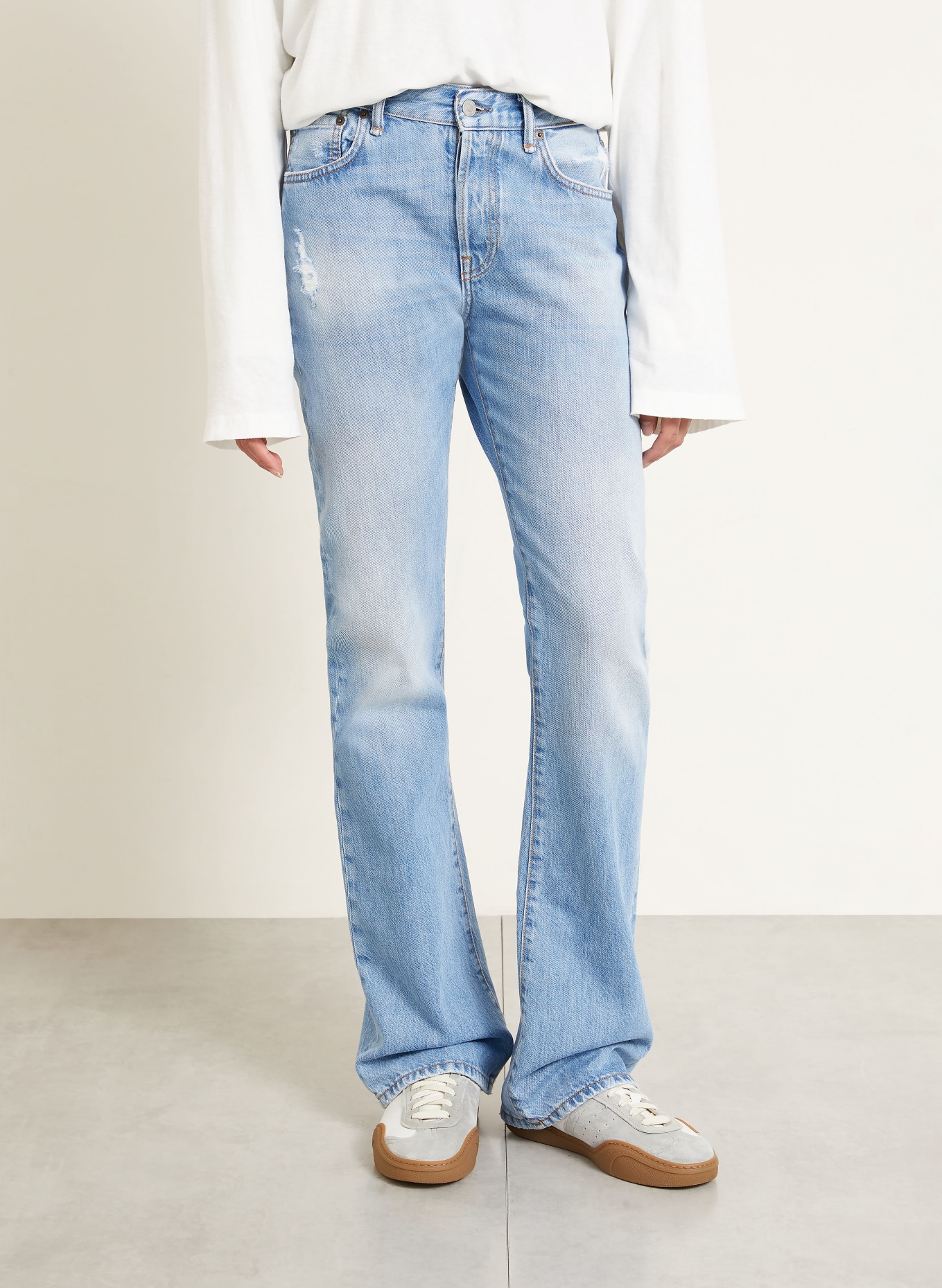 Acne Studios Jean droit: 228 light blue