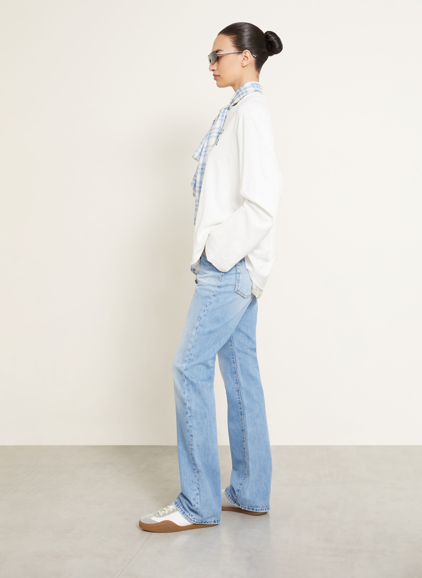 Acne Studios Jean droit: 228 light blue