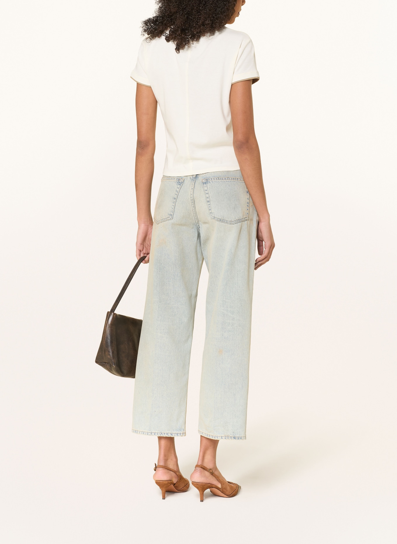 HAIKURE Cropped jeans BETTY: L0936 SOFT STAINED SKY