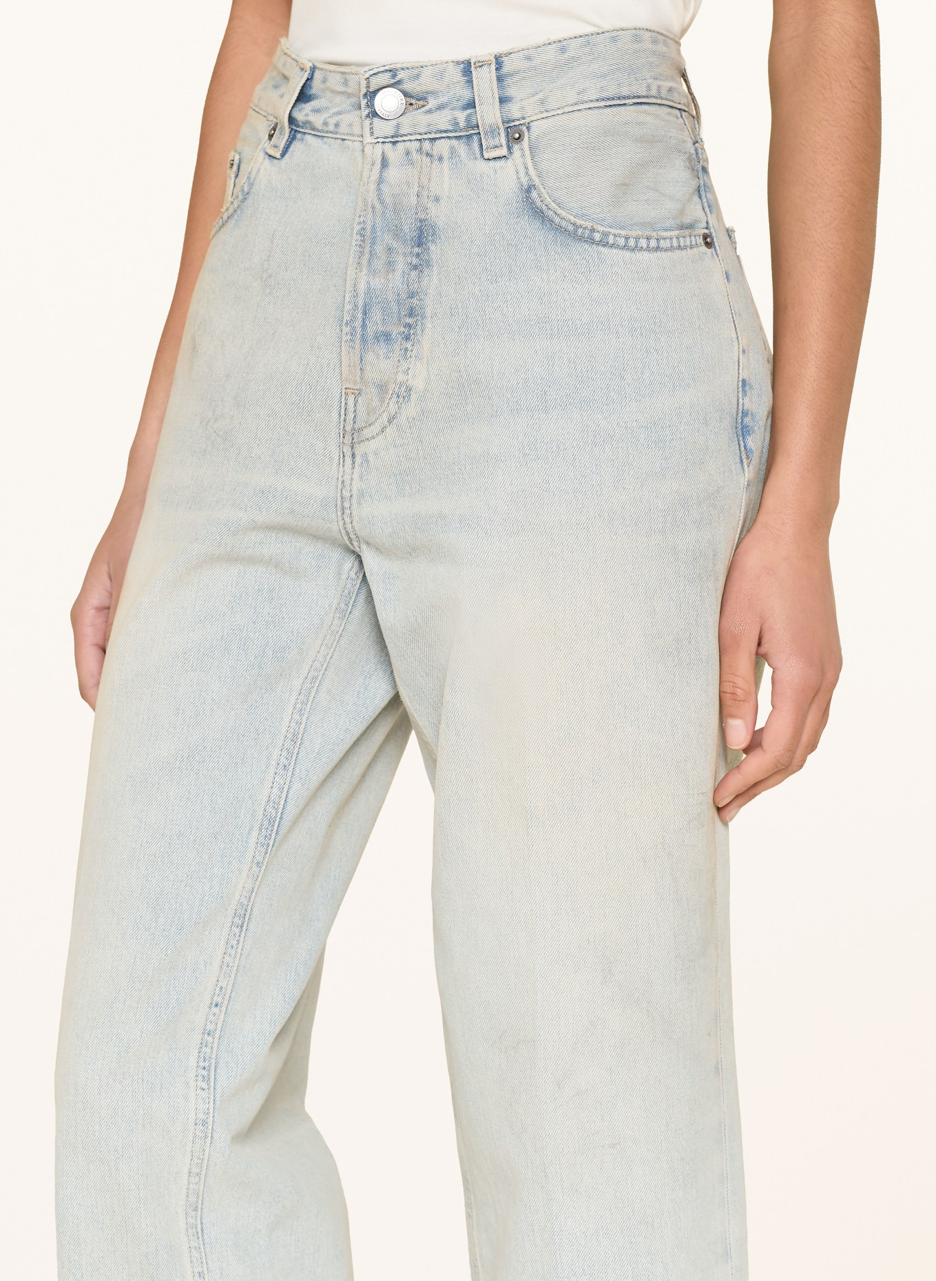 HAIKURE Cropped jeans BETTY: L0936 SOFT STAINED SKY