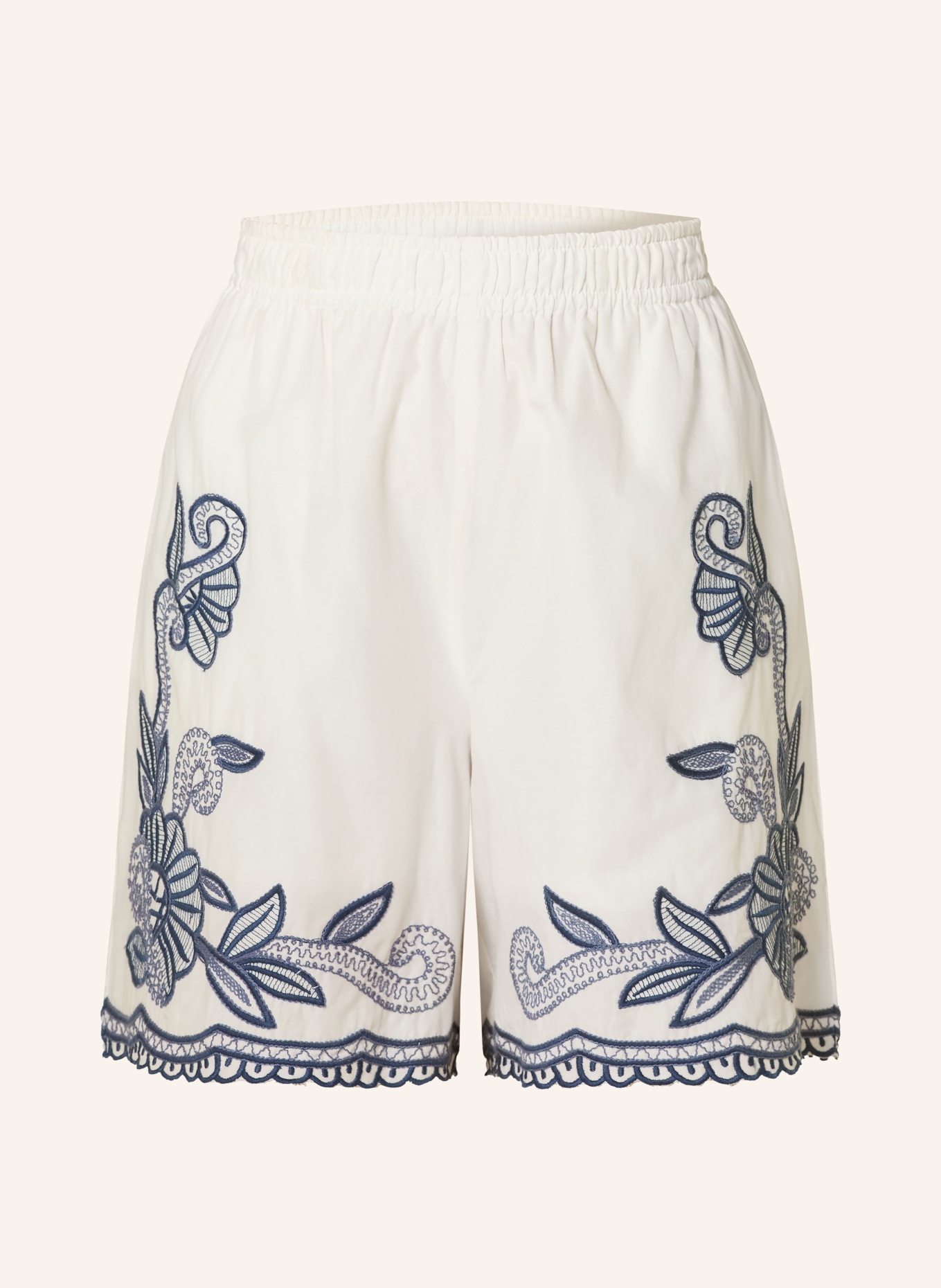 Part Two Shorts: WHITE / DARK BLUE