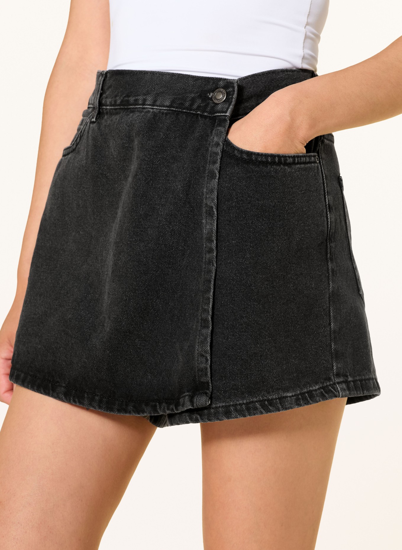 ONLY Jeans-skort: SORT