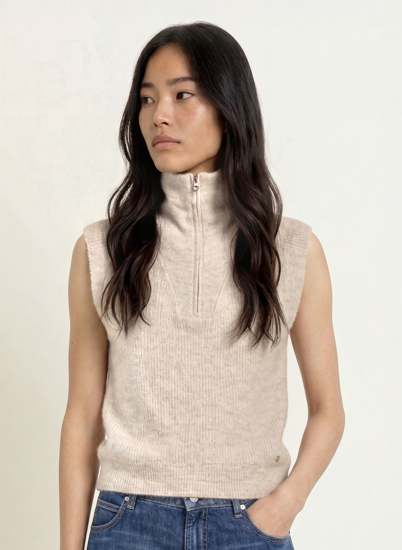 MOS MOSH Pullunder MMTHORA: BEIGE