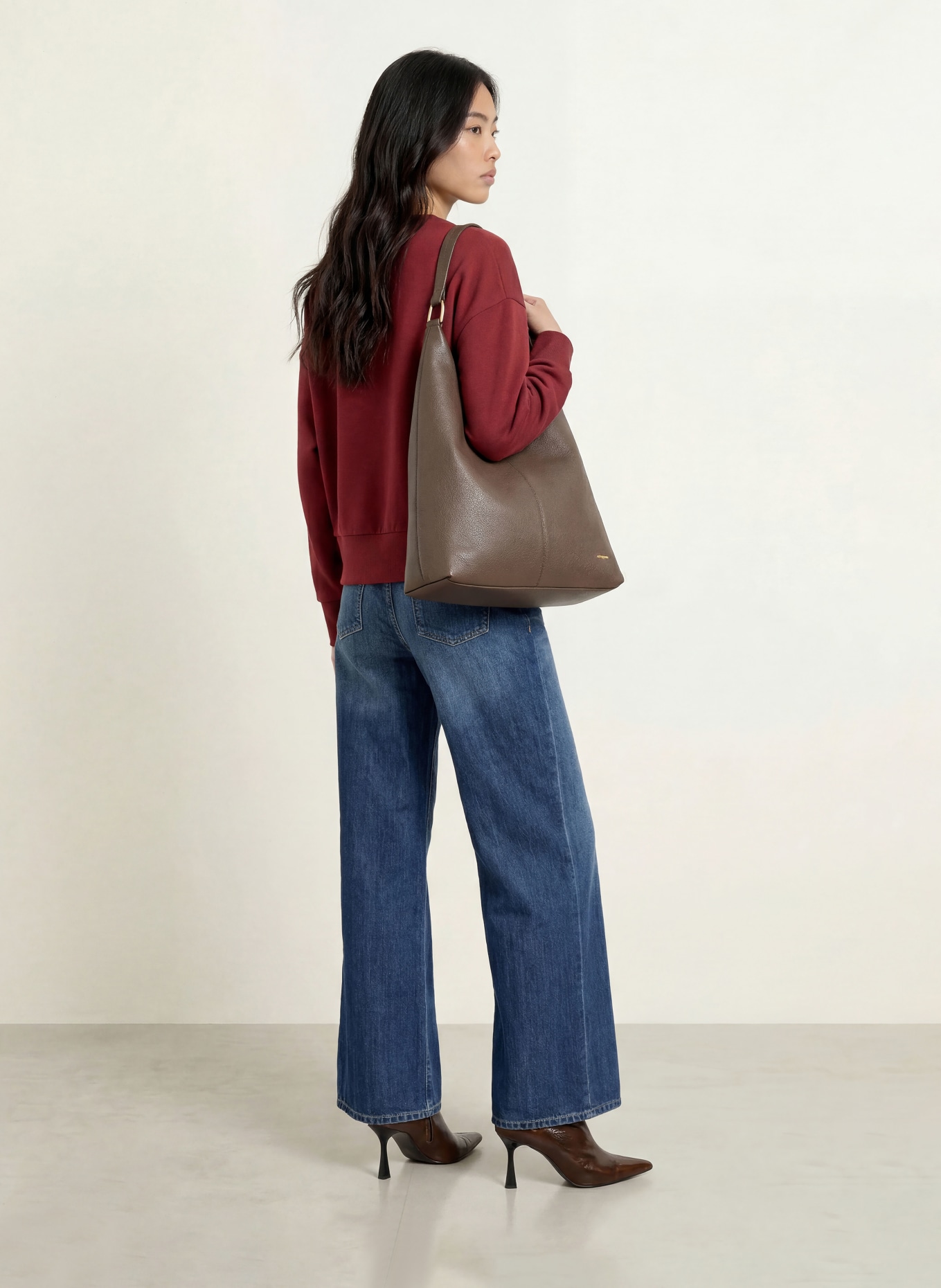MOS MOSH MMKIKI CELLI Sweatshirt: DARK RED