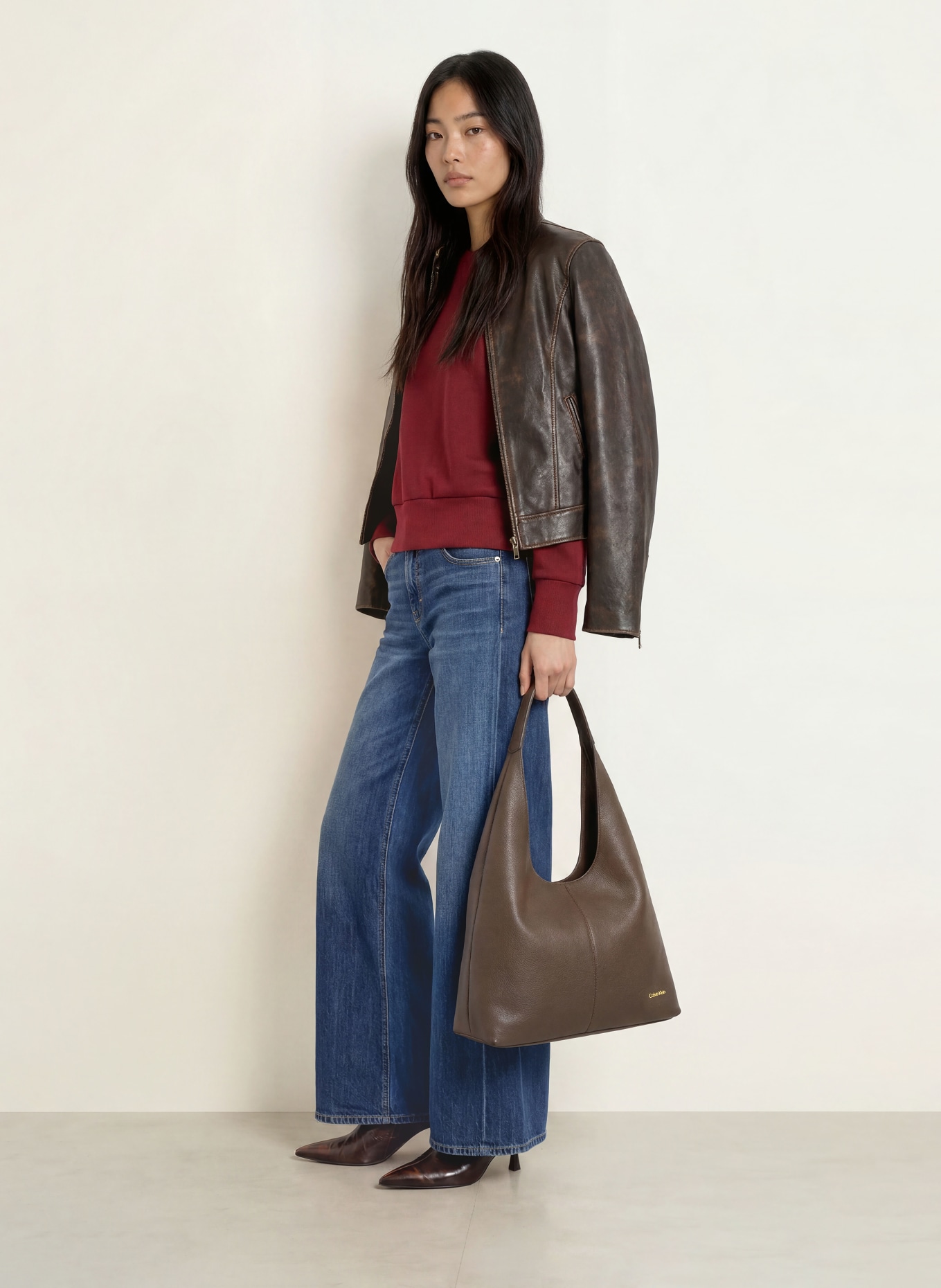 MOS MOSH MMKIKI CELLI Sweatshirt: DARK RED