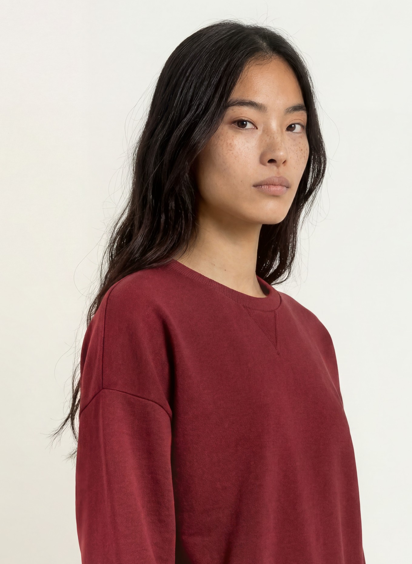MOS MOSH MMKIKI CELLI Sweatshirt: DARK RED