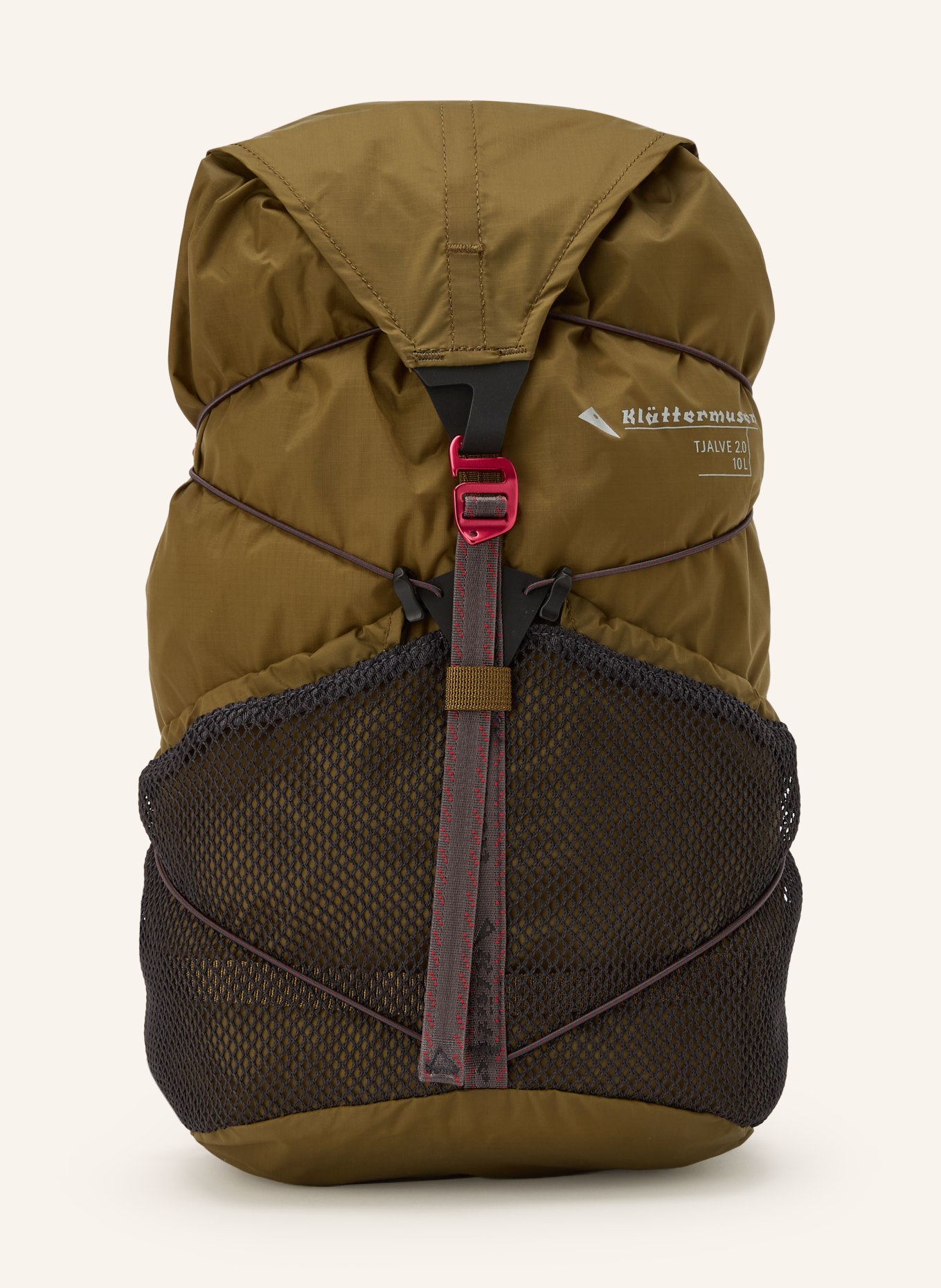 Klättermusen Rucksack TJALVE 2.0 10 l: KHAKI / DUNKELGRAU