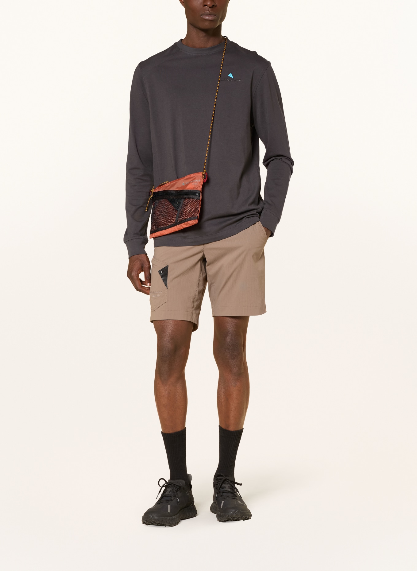 Klättermusen ALGIR MEDIUM Crossbody Bag: LIGHT RED