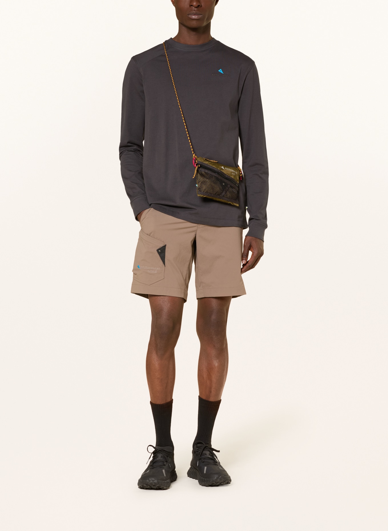 Klättermusen ALGIR SMALL Shoulder Bag: OLIVE / BLACK