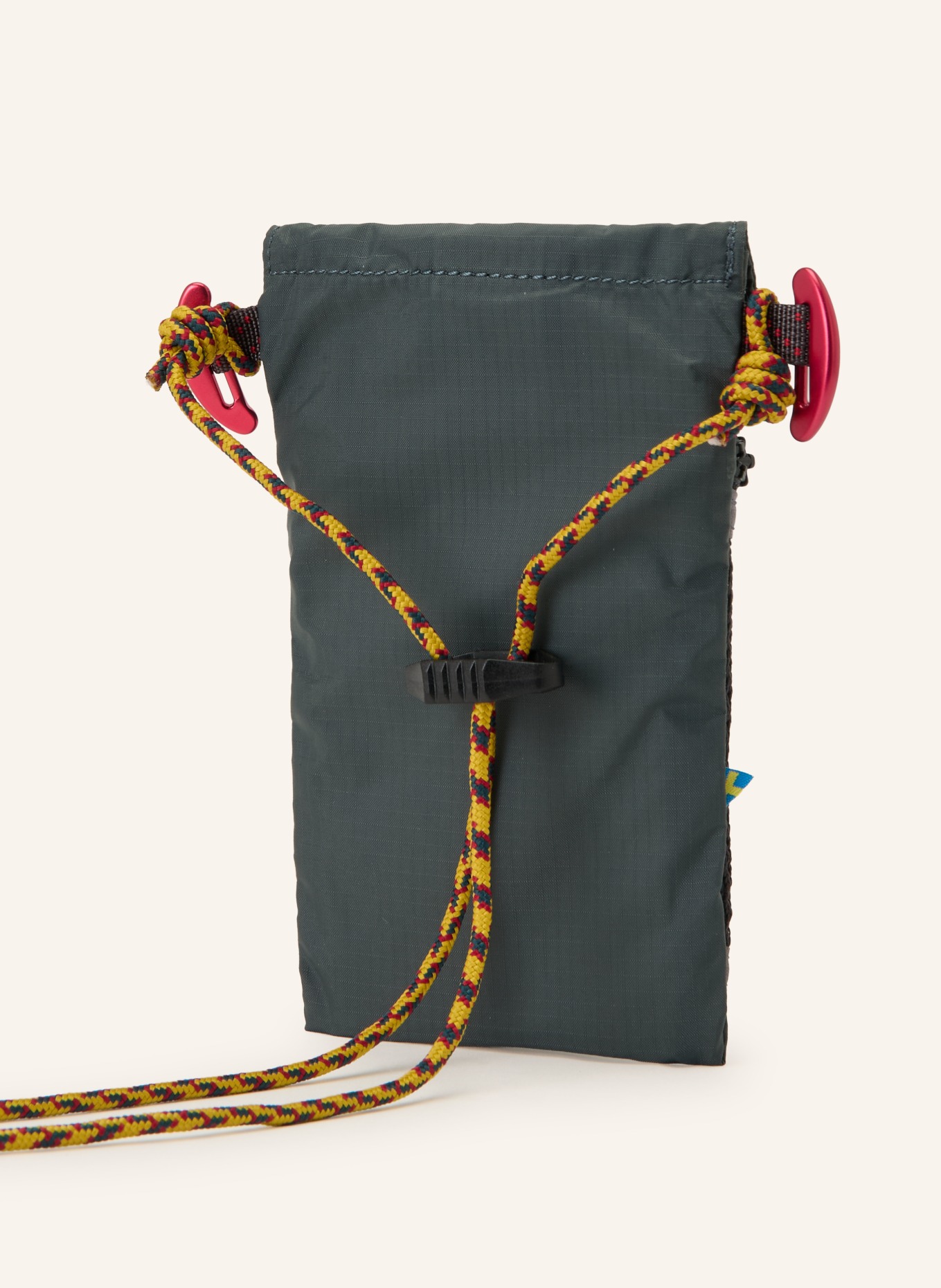 Klättermusen Kabelka přes rameno ALGIR LANYARD: TMAVĚ ŠEDÁ / ČERNÁ