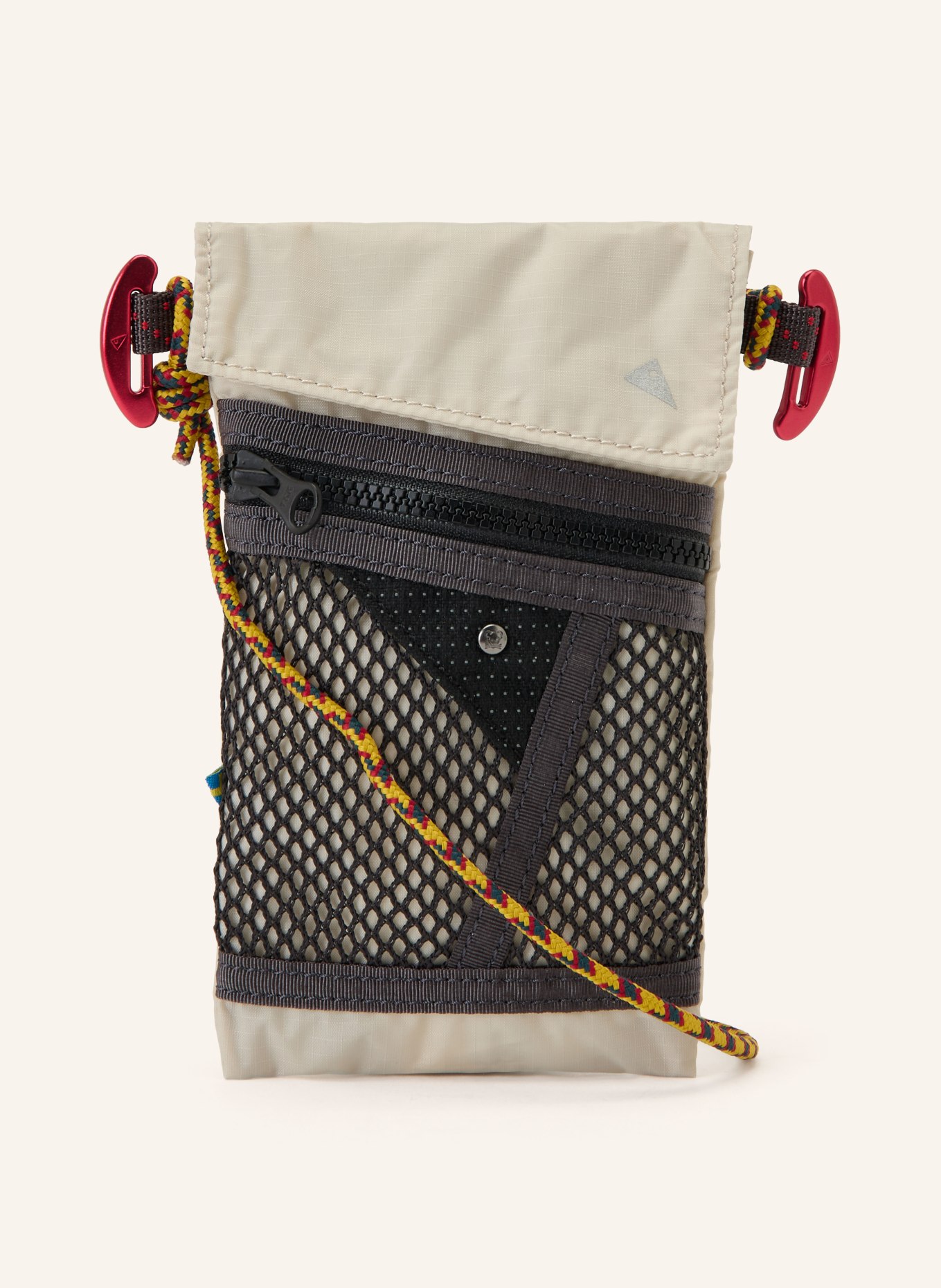 Klättermusen Kabelka přes rameno ALGIR LANYARD: KRÉMOVÁ / ČERNÁ