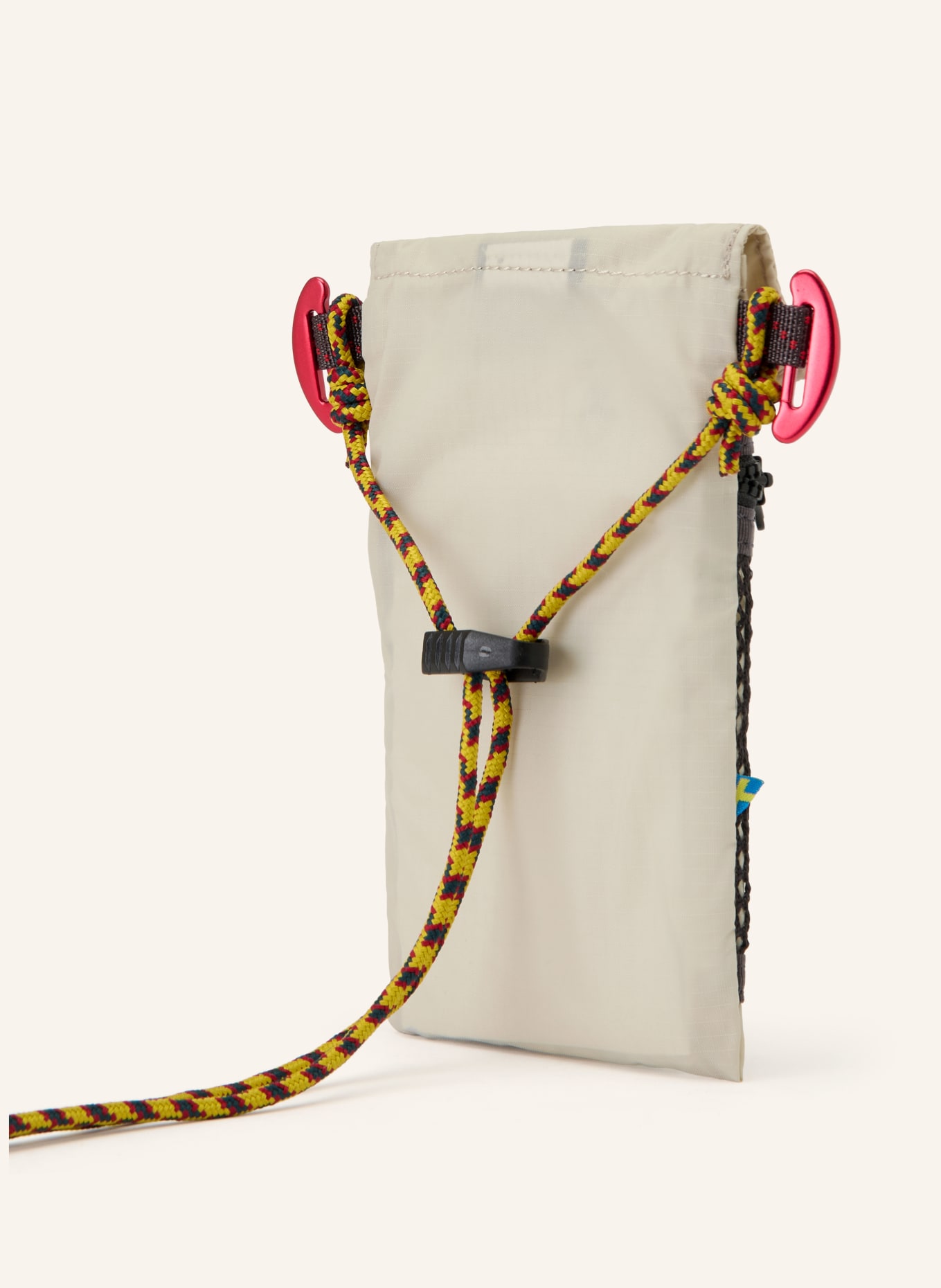 Klättermusen Kabelka přes rameno ALGIR LANYARD: KRÉMOVÁ / ČERNÁ