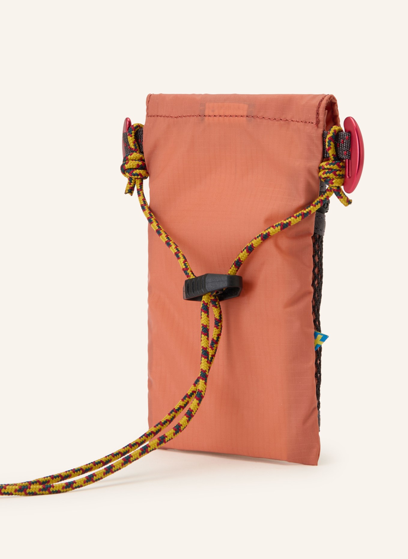 Klättermusen Kabelka přes rameno ALGIR LANYARD: TMAVĚ ORANŽOVÁ / ČERNÁ