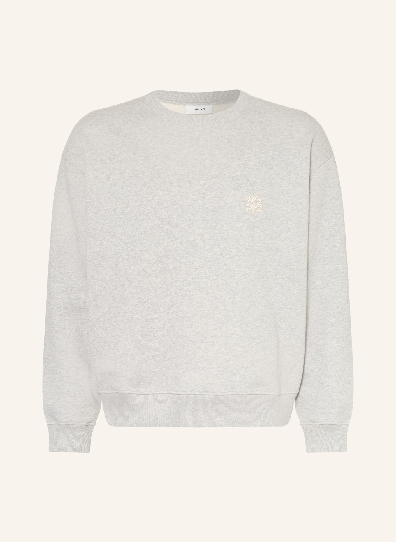 NN.07 DAVID sweatshirt: LIGHT GRAY