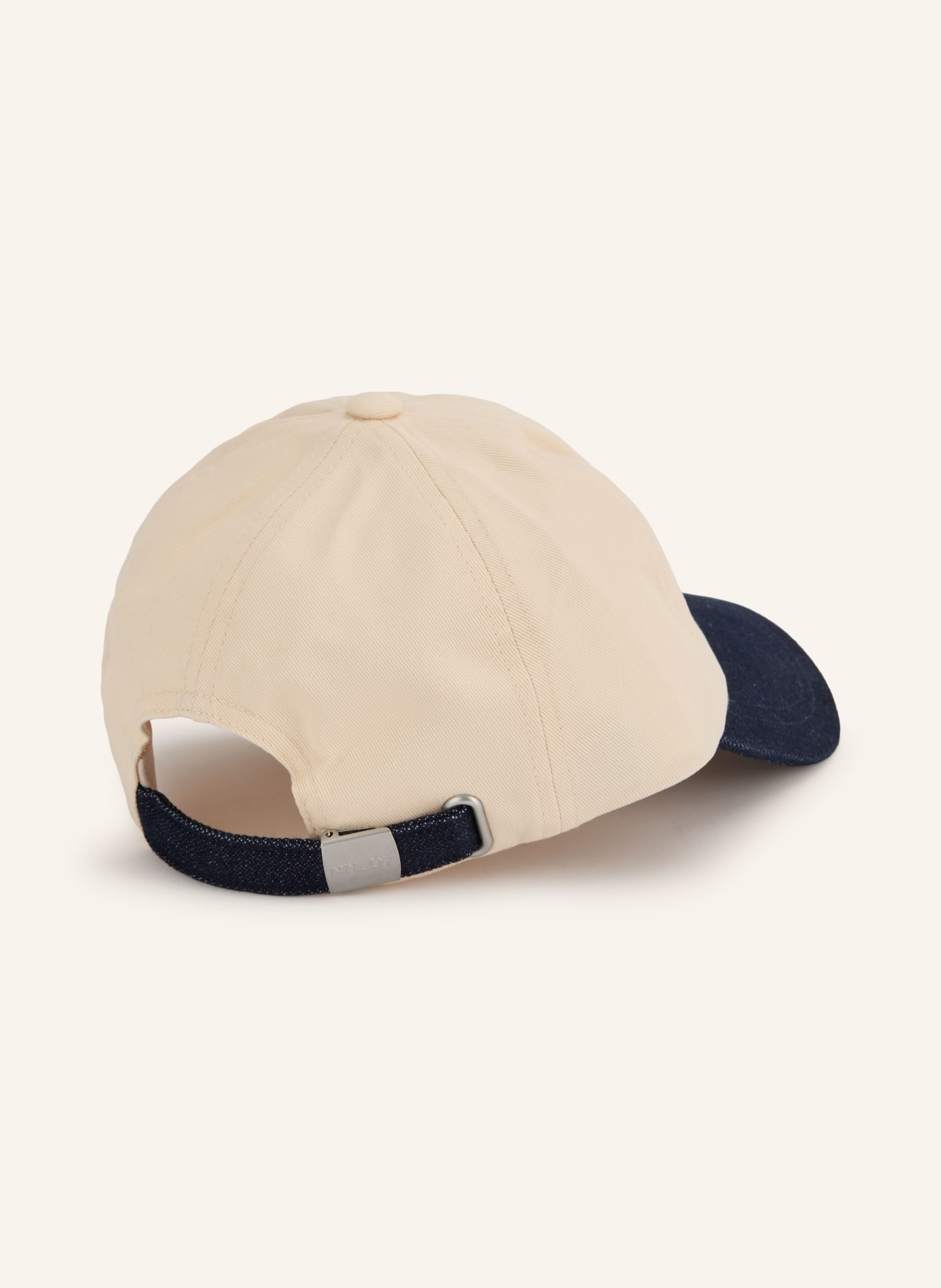 NN.07 Casquette: BLANC / BLEU FONCÉ